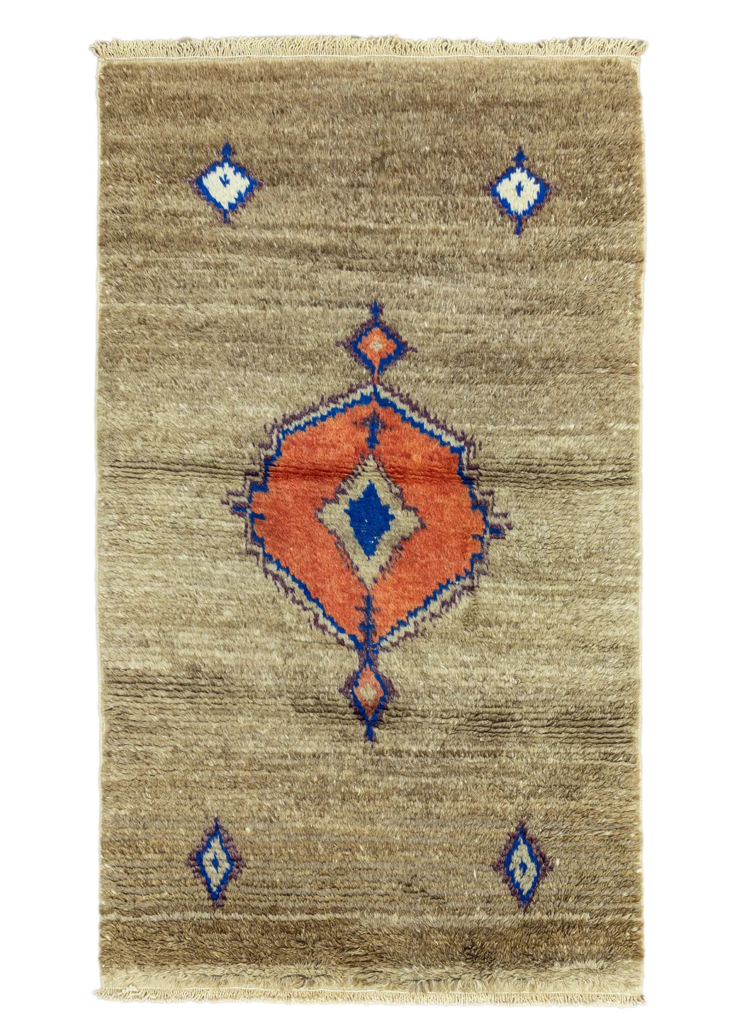 Soho Antiq-Arila İLkel Tasarımlı Tülü Halı 102x172 Cm-1-Milagron.com