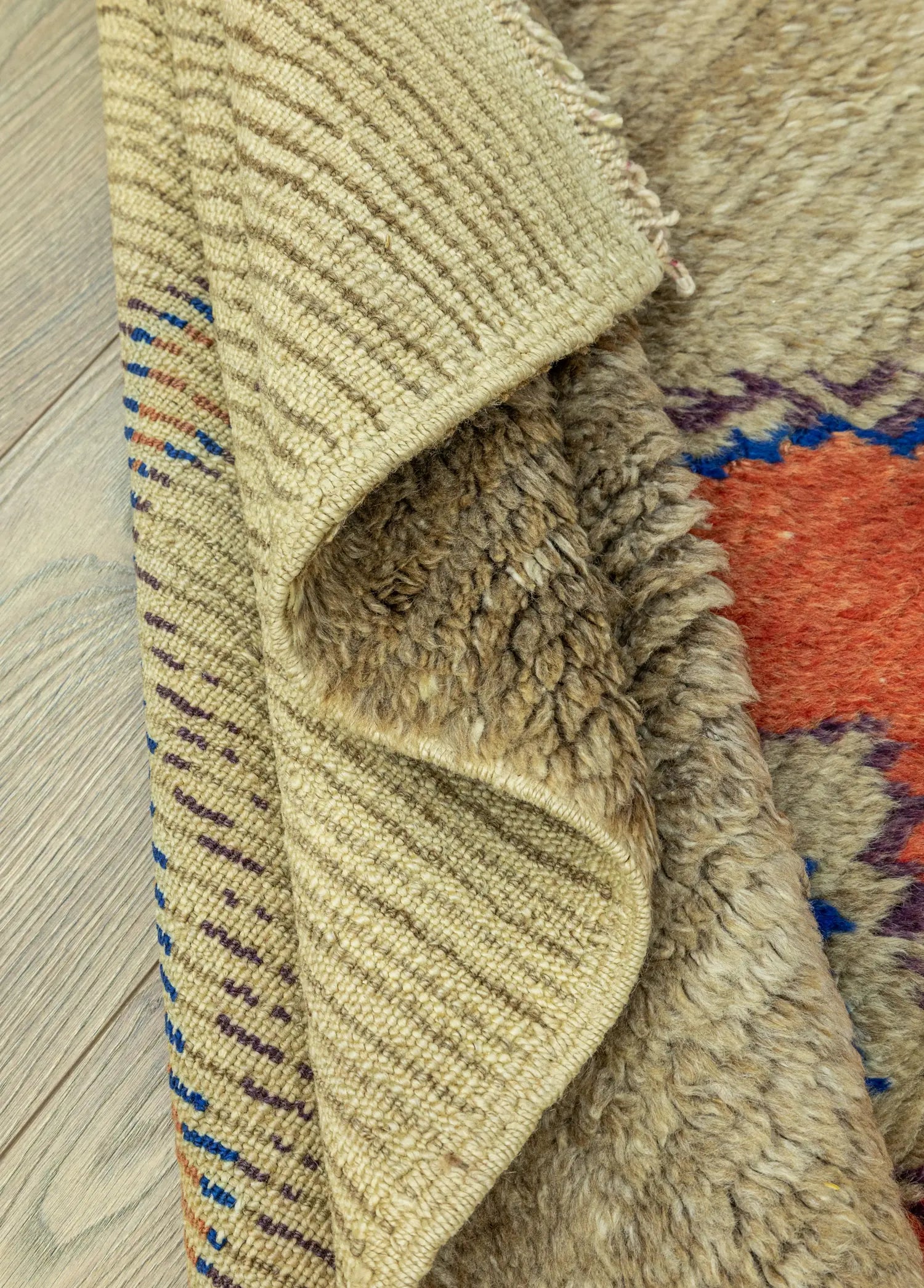 Soho Antiq-Arila İLkel Tasarımlı Tülü Halı 102x172 Cm-6-Milagron.com