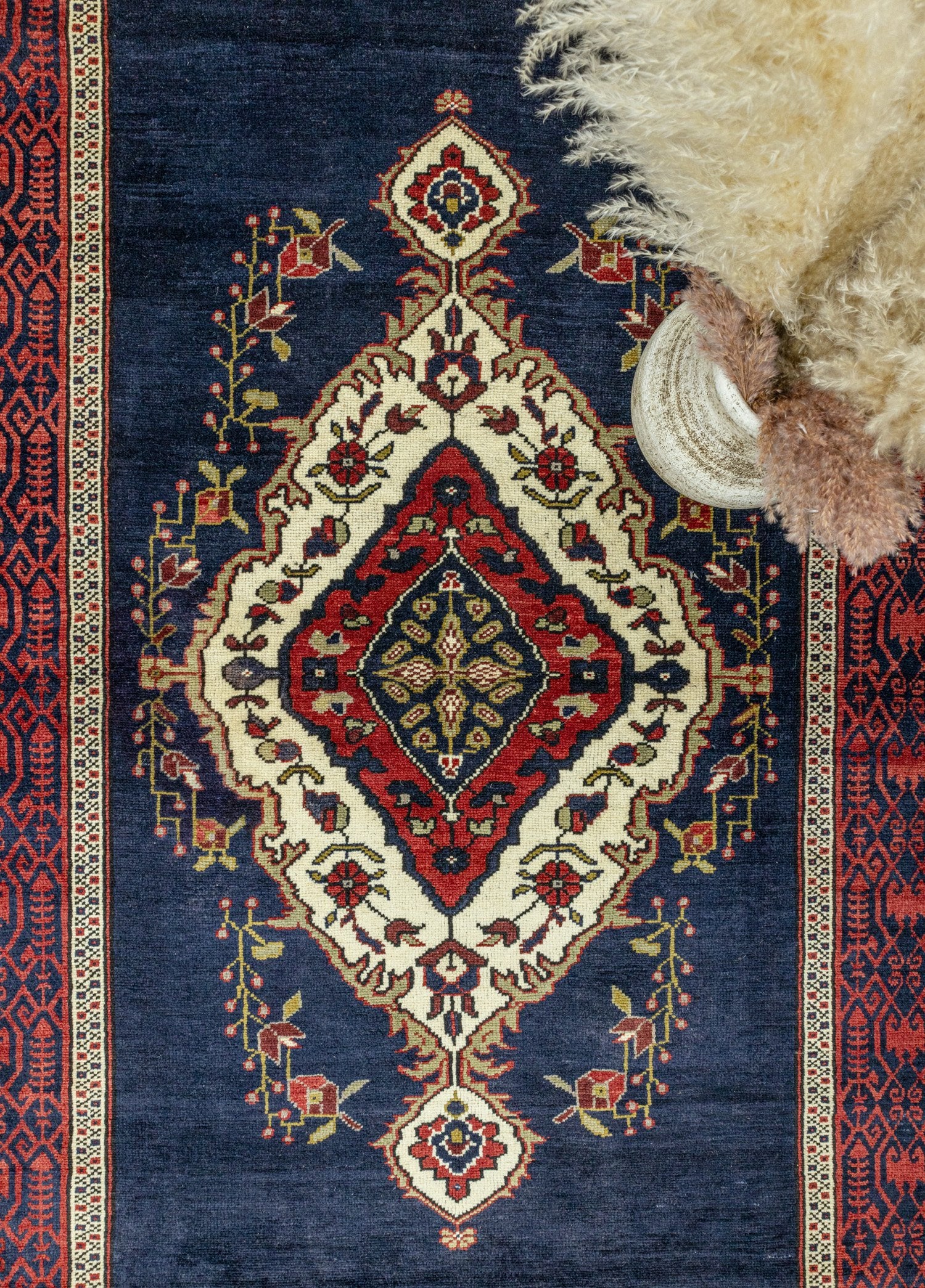 Soho Antiq-Armin Vintage El Dokuma Köy Halısı 152x303 Cm-Halı-3-Milagron.com