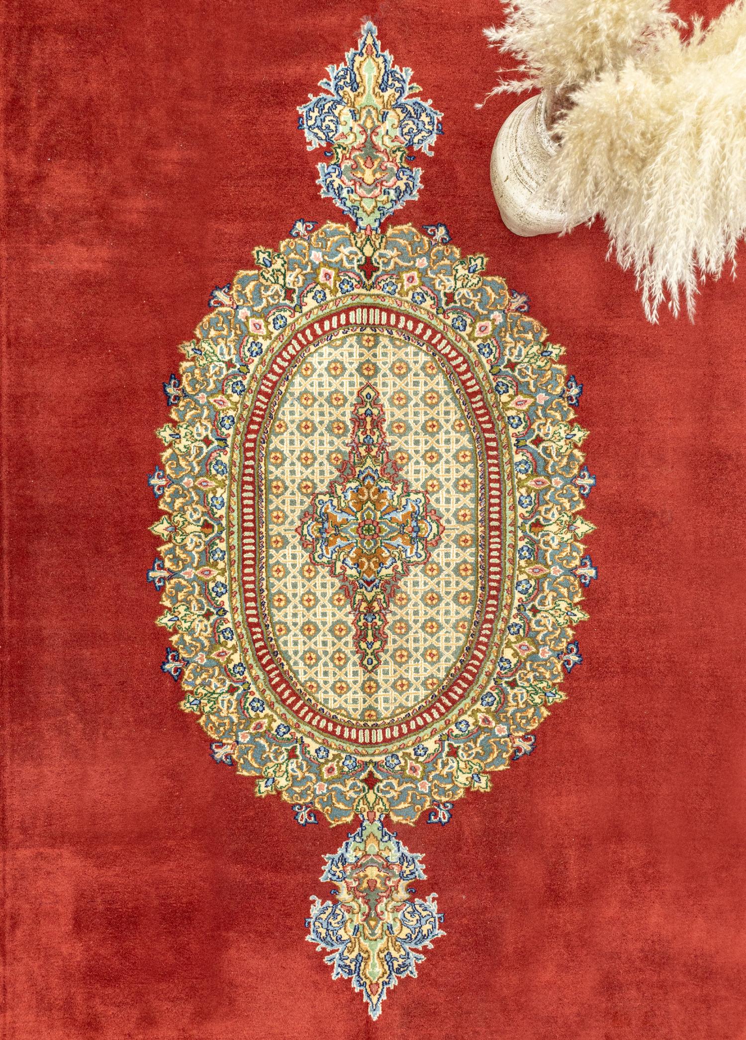 Soho Antiq-Armiya Madalyon Desenli Büyük İran Halısı 304x390 Cm-3-Milagron.com