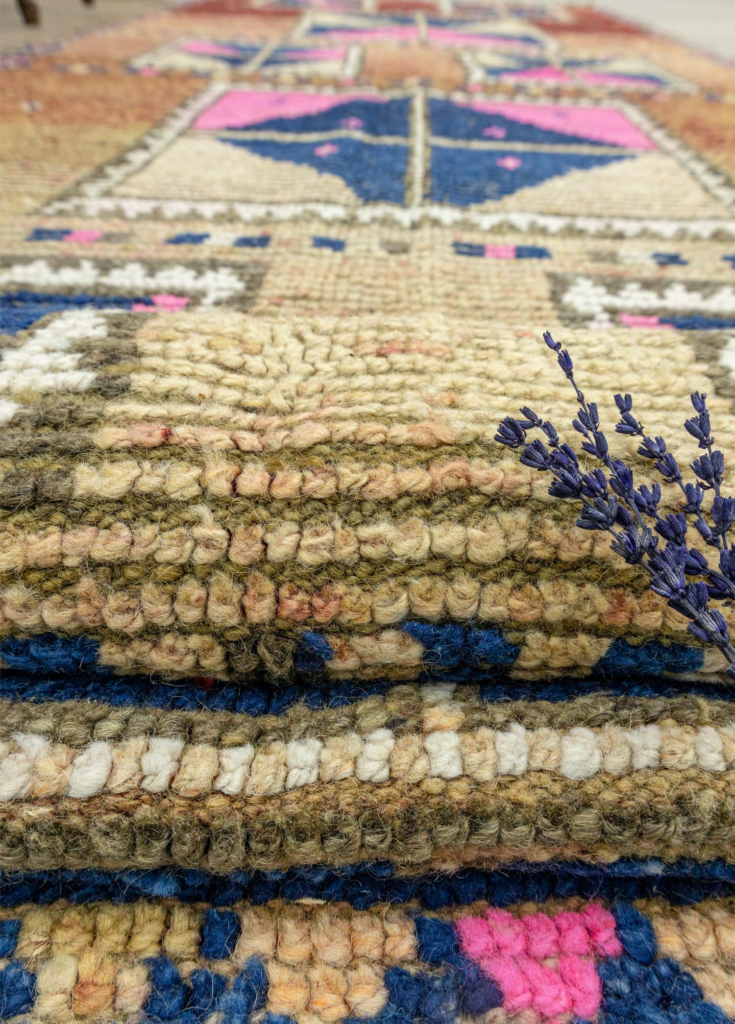 Soho Antiq-Arya Renkli El Dokuma Herki Yolluk 128x391 Cm-Halı-4-Milagron.com