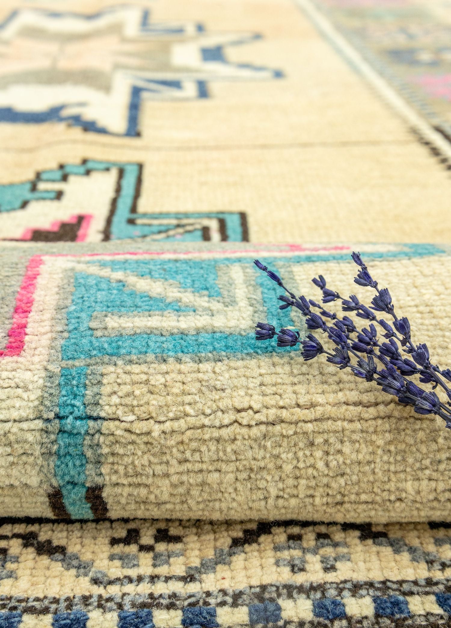 Soho Antiq-Asel Yıldız Desenli El Dokuma Halı 148x260 Cm-Halı-4-Milagron.com