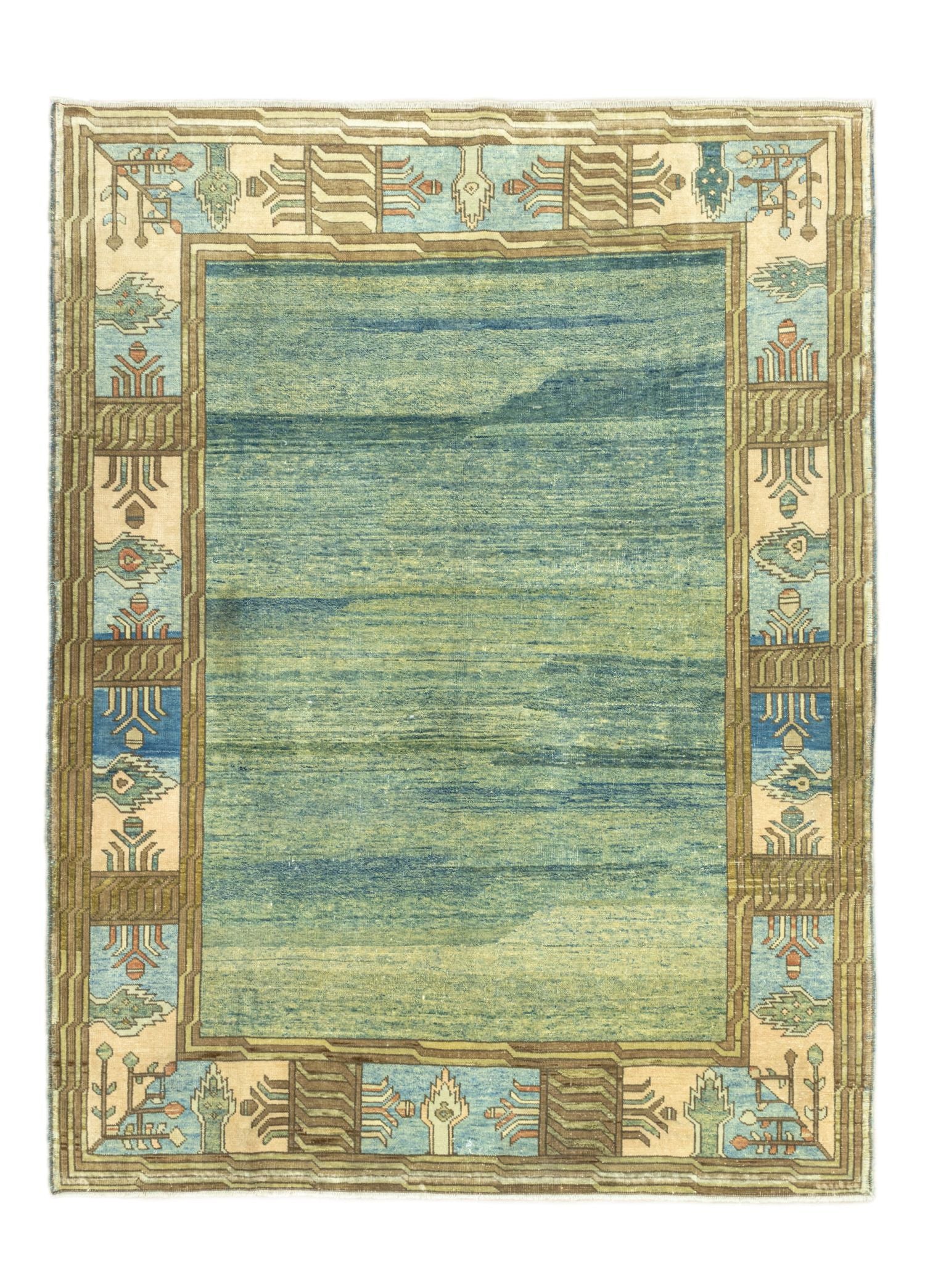 Soho Antiq-Asem Pastel Renkli El Dokuma Halı 190x237 Cm-Halı-1-Milagron.com