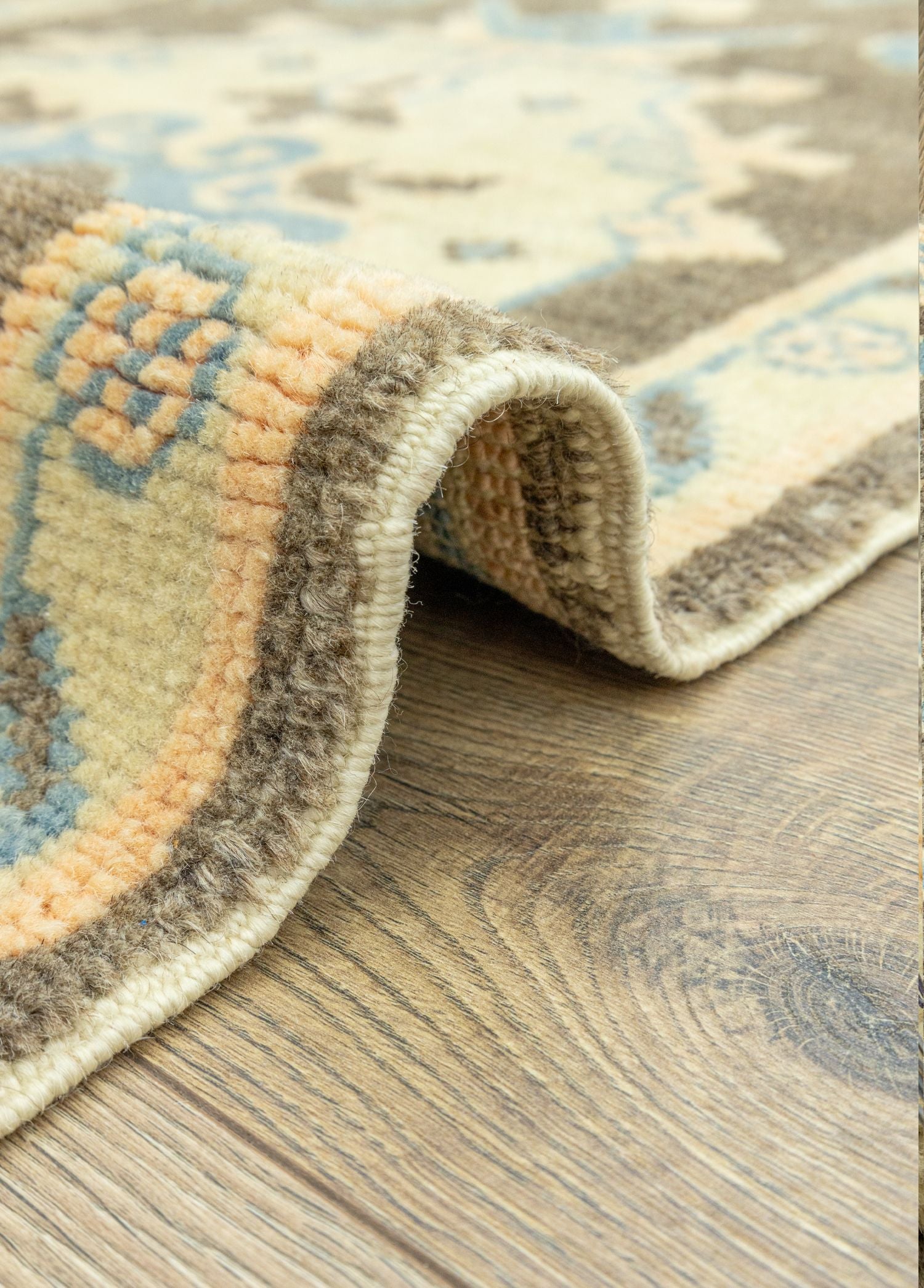 Soho Antiq-Asifa Floral El Dokuma Uşak Yolluk 70x197 Cm-Halı-5-Milagron.com