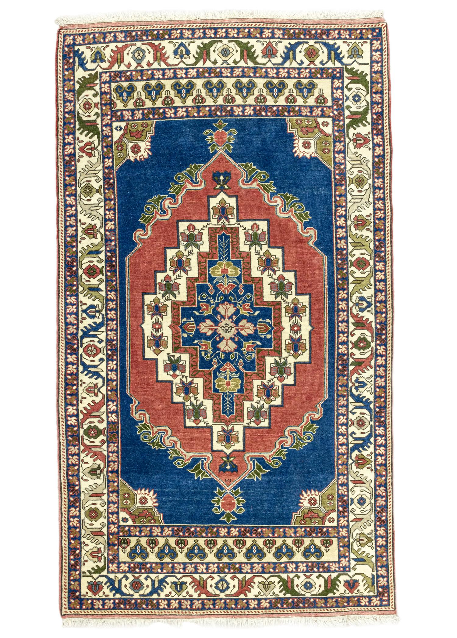 Soho Antiq-Asima El Dokuma Renkli Yün Halı 129x226 Cm-Halı-1-Milagron.com