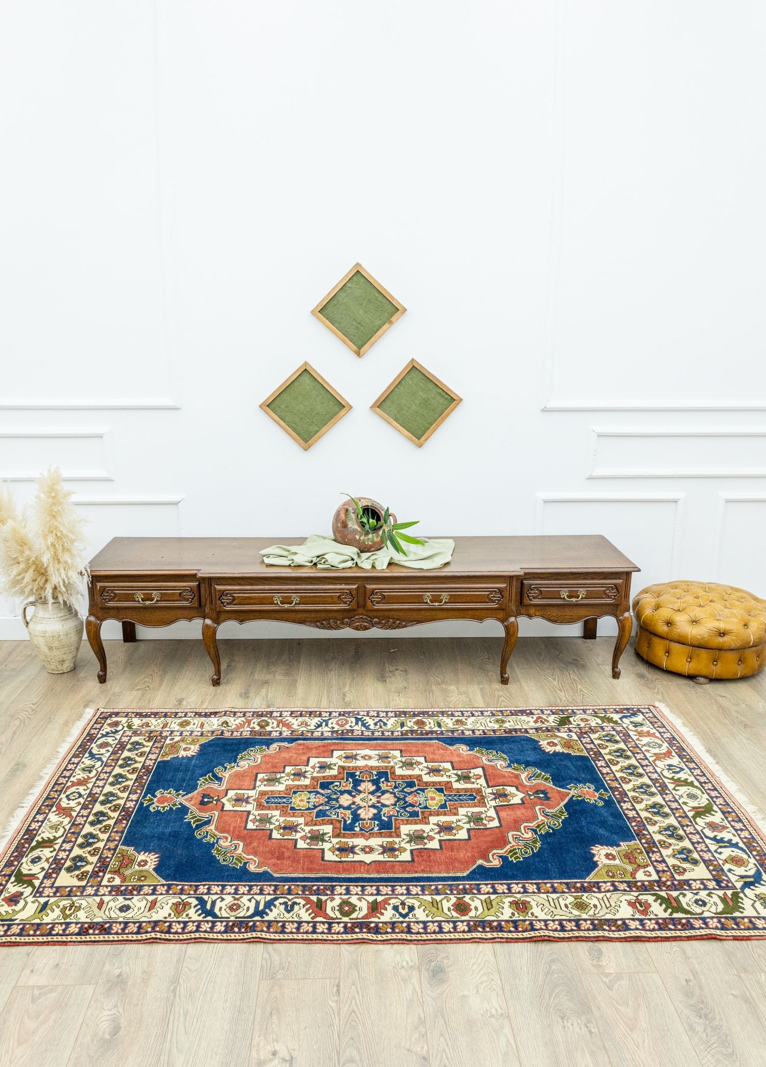 Soho Antiq-Asima El Dokuma Renkli Yün Halı 129x226 Cm-Halı-2-Milagron.com