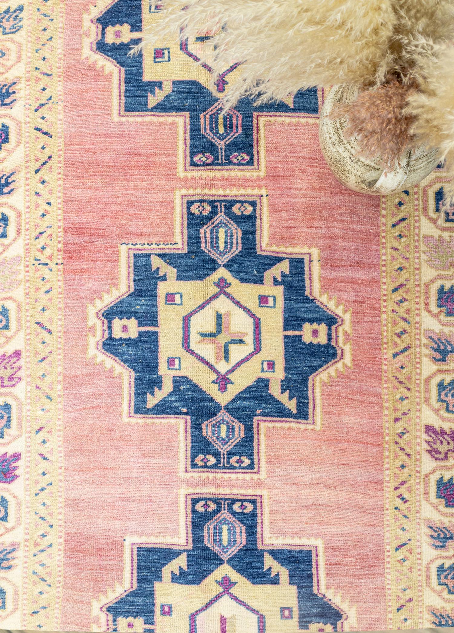 Soho Antiq-Avşar Rustik Desenli El Dokuma Halı 132x381 Cm-Halı-3-Milagron.com