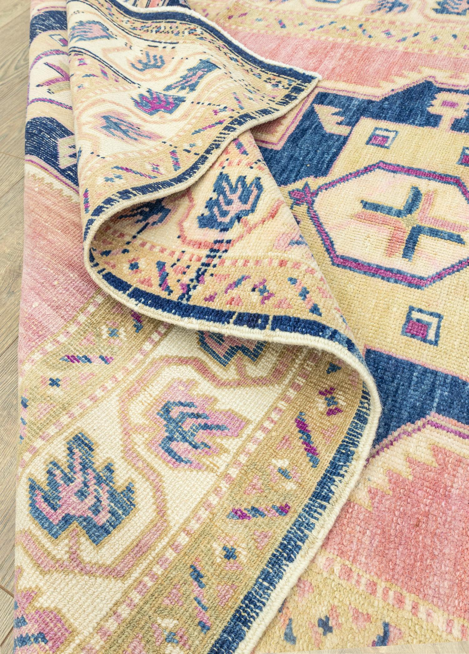 Soho Antiq-Avşar Rustik Desenli El Dokuma Halı 132x381 Cm-Halı-6-Milagron.com