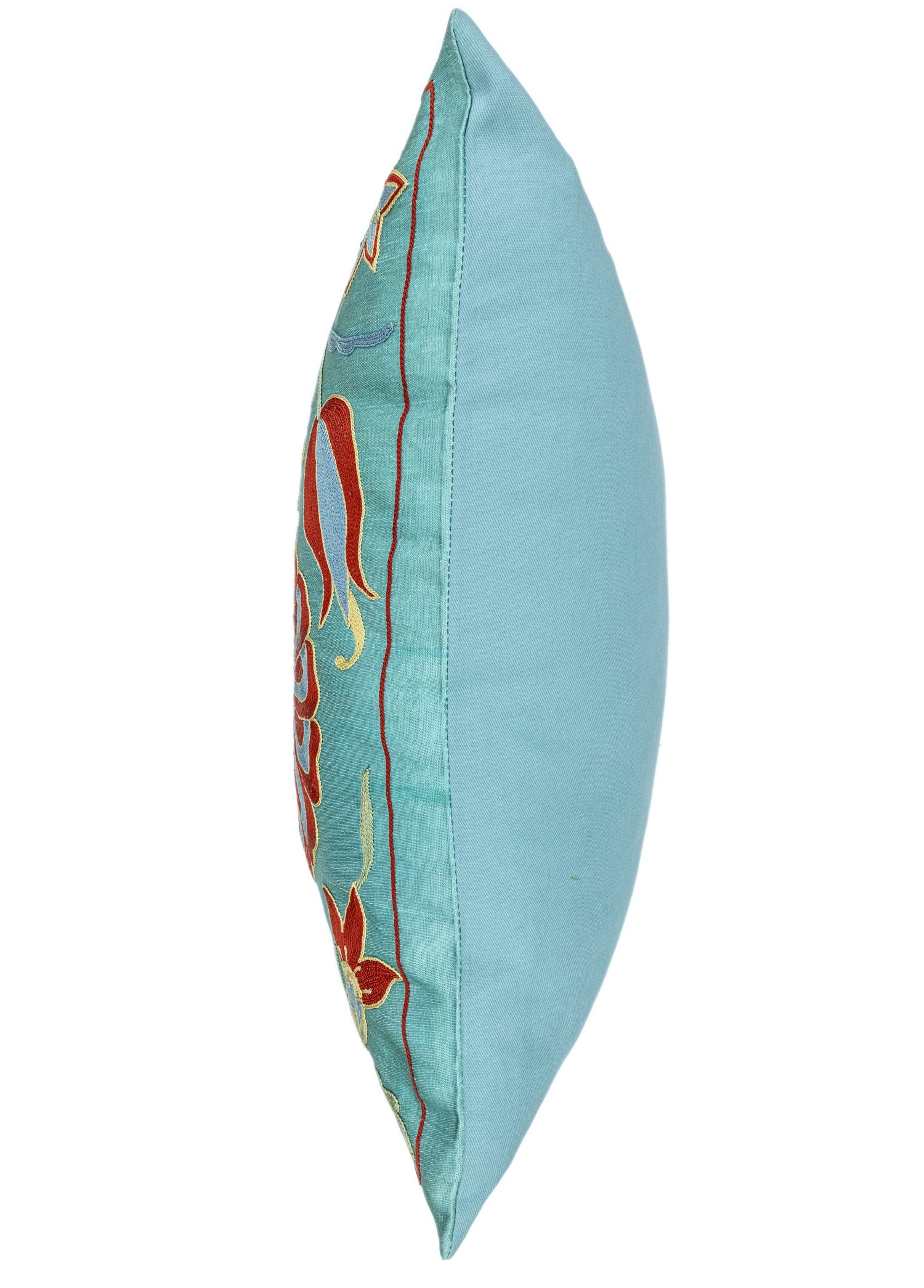 Soho Antiq-Ayaz El Yapımı İpek Suzani Kırlent 50x50 Cm-Kırlent-5-Milagron.com