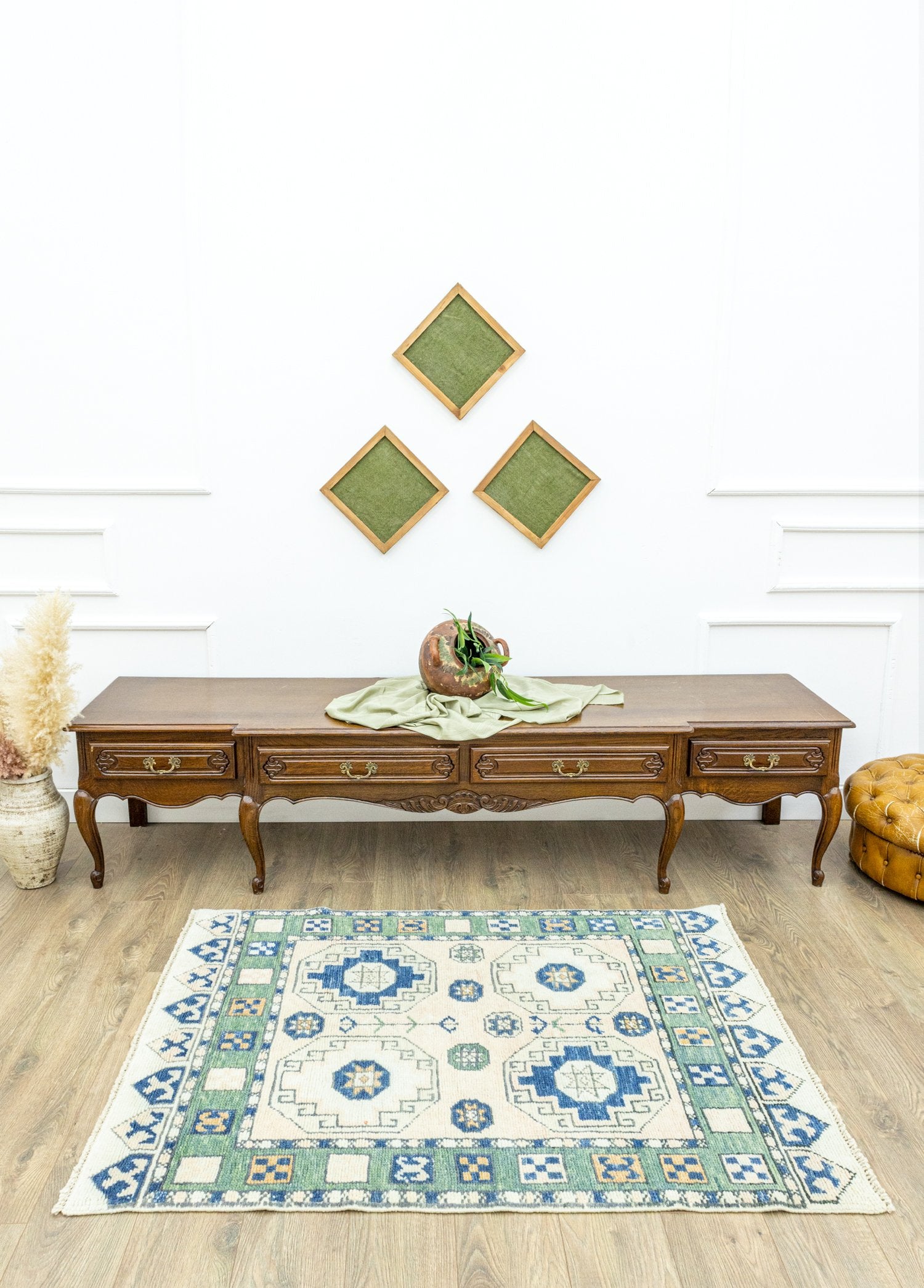 Soho Antiq-Ayaz Rustik Tasarımlı Uşak Halı 110x150 Cm-Halı-2-Milagron.com