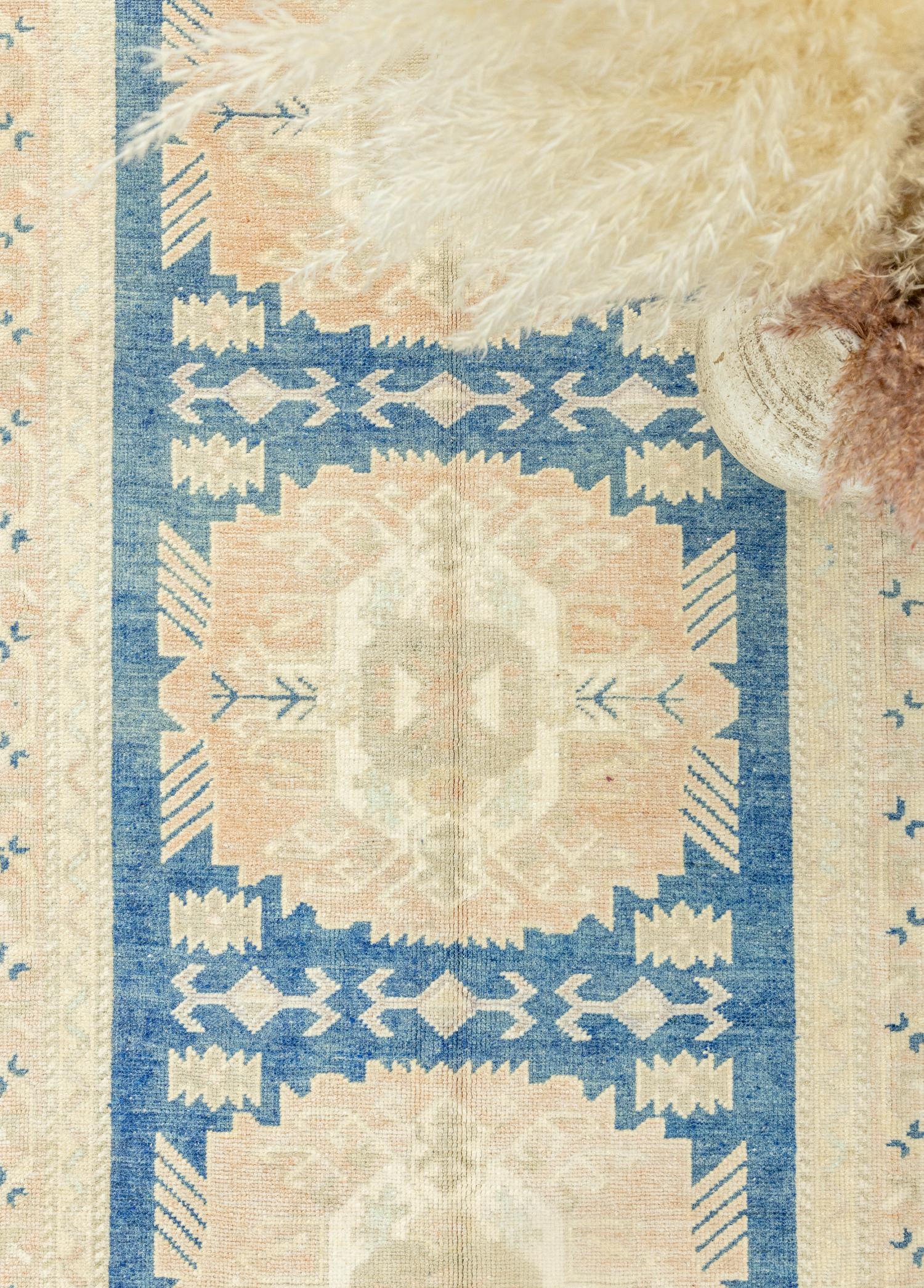 Soho Antiq-Azelya Rustik Desenli Yün Halı 146x228 Cm-Halı-3-Milagron.com