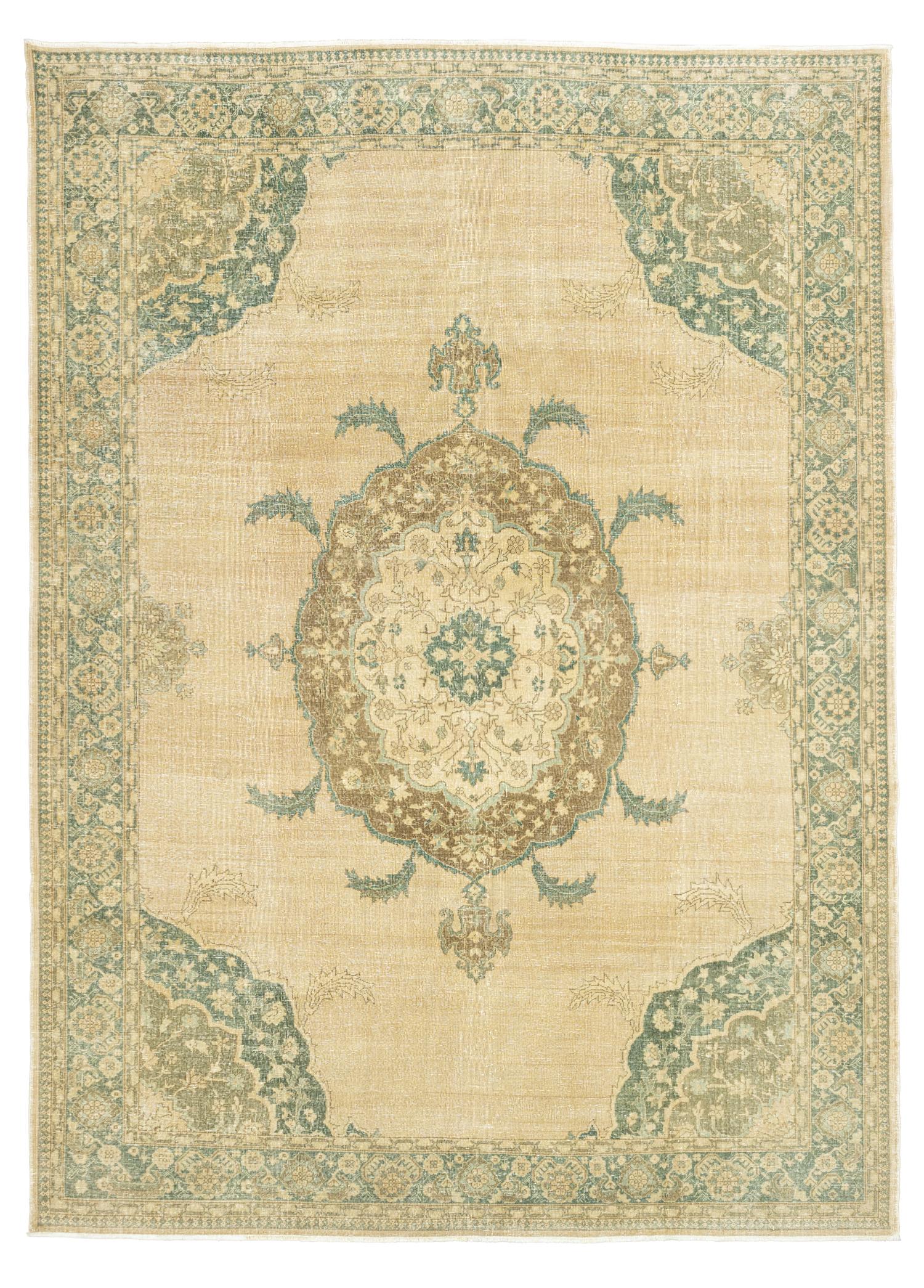 Soho Antiq-Bangu Vintage El Dokuma Isparta Halısı 280x387 Cm-6-Milagron.com