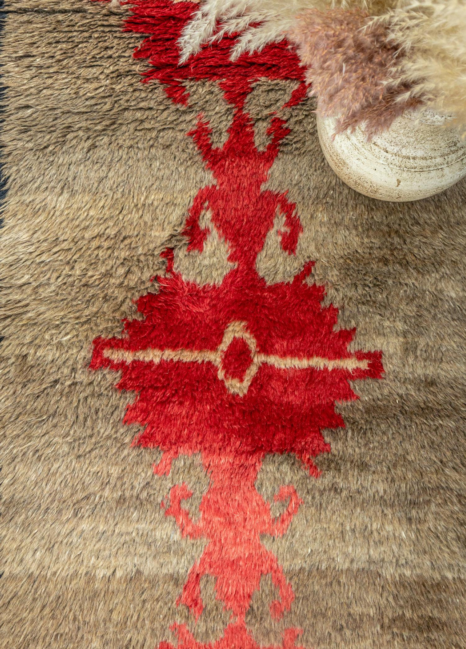 Soho Antiq-Batllo İlkel Tasarımlı Tülü Yolluk 88 x 227 Cm-Halı-3-Milagron.com