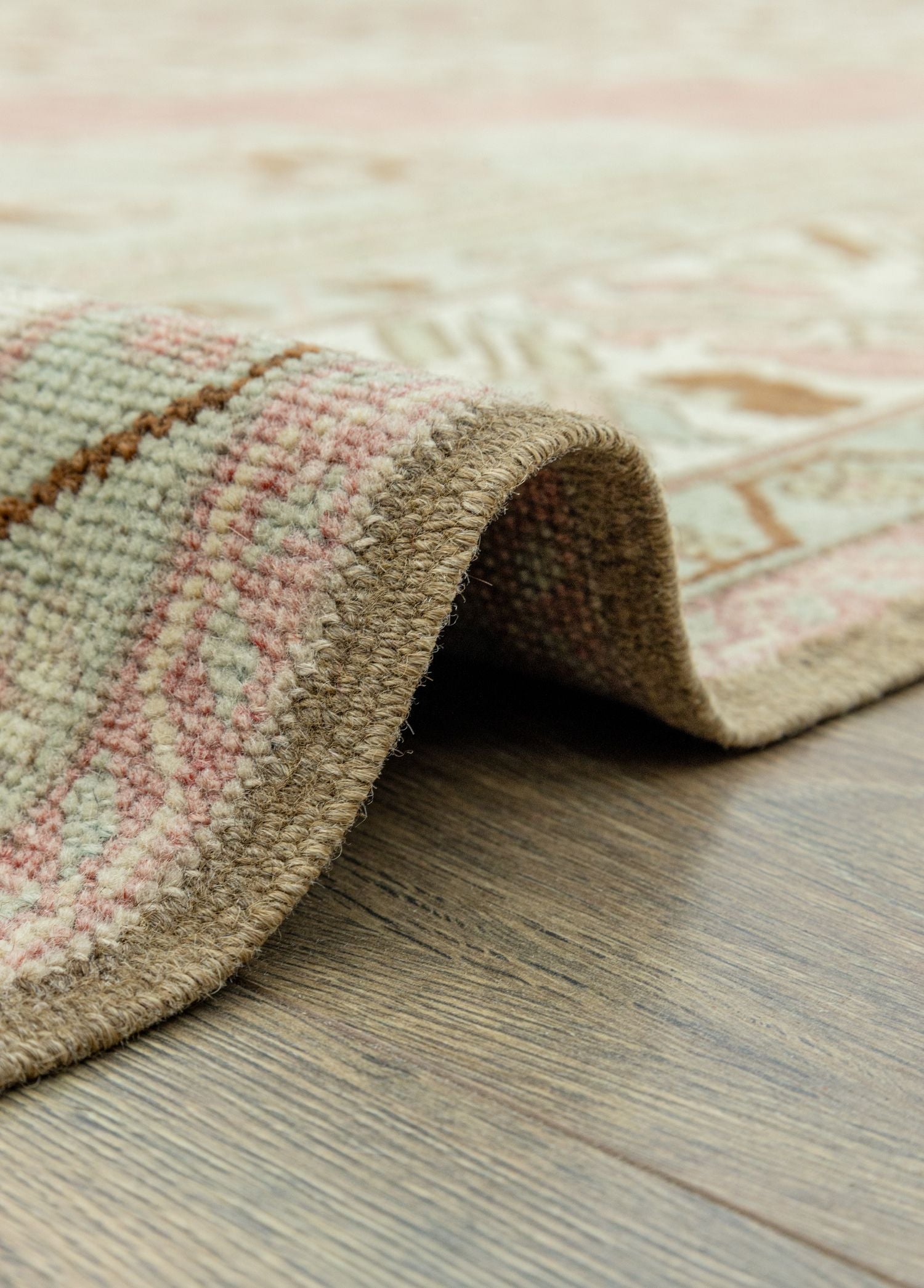 Soho Antiq-Begonya Pastel Renkli Vintage Halı 231 x 385 Cm-Halı-5-Milagron.com