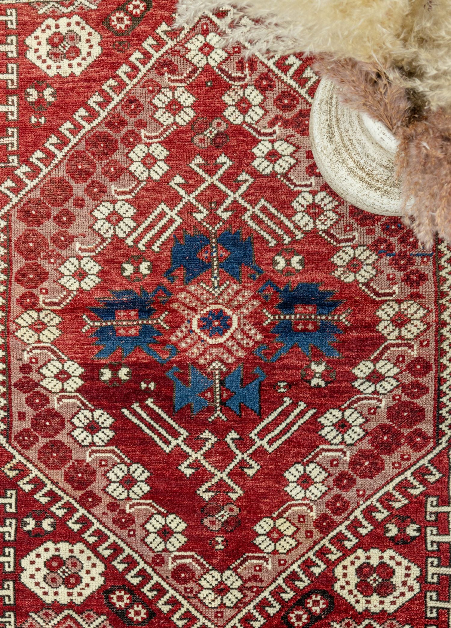 Soho Antiq-Bergama El Dokuma Kırmızı Yün Halı 88x116 Cm-Halı-3-Milagron.com