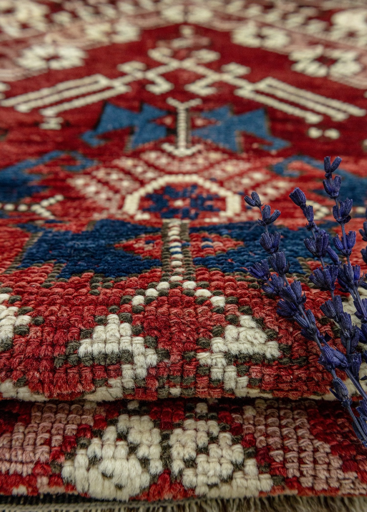 Soho Antiq-Bergama El Dokuma Kırmızı Yün Halı 88x116 Cm-Halı-4-Milagron.com