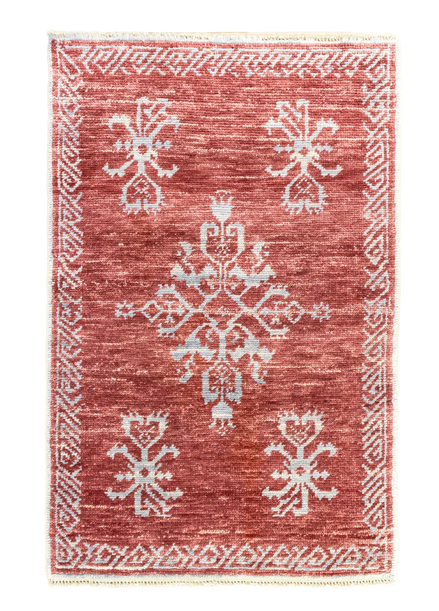 Soho Antiq-Berget Kırmızı El Dokuma Halı 90 x 134 Cm-Halı-1-Milagron.com