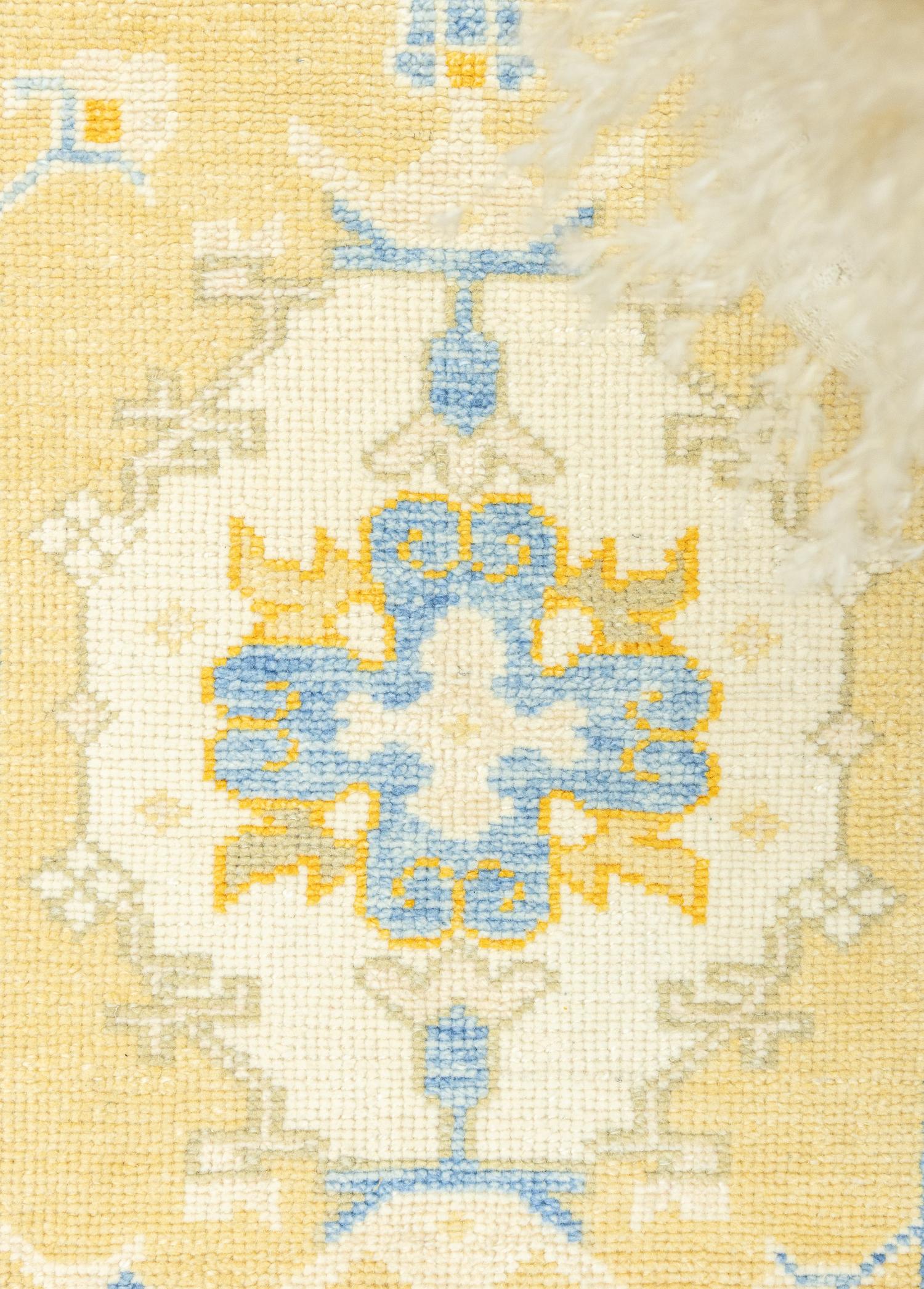 Soho Antiq-Bezen El Dokuma Uşak Yolluk 63x167 Cm-Halı-3-Milagron.com