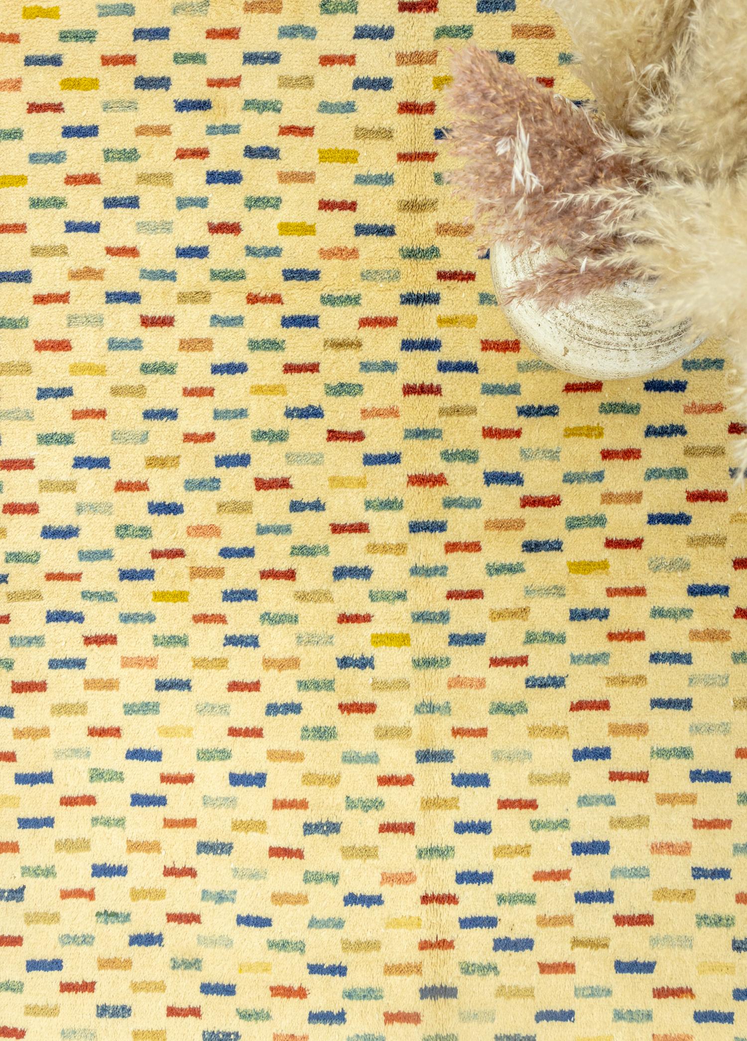 Soho Antiq-Birgi Modern El Dokuma Yün Halı 110x134 Cm-Halı-3-Milagron.com