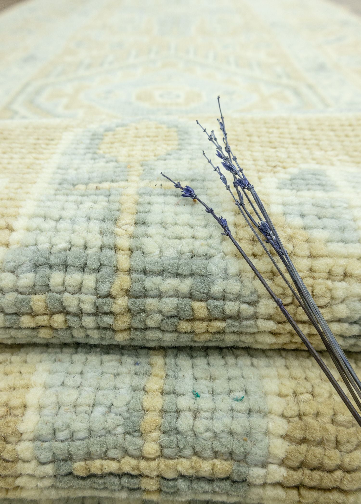 Soho Antiq-Boraz İlkel Desenli Pastel Yolluk 89x404 Cm-Halı-4-Milagron.com