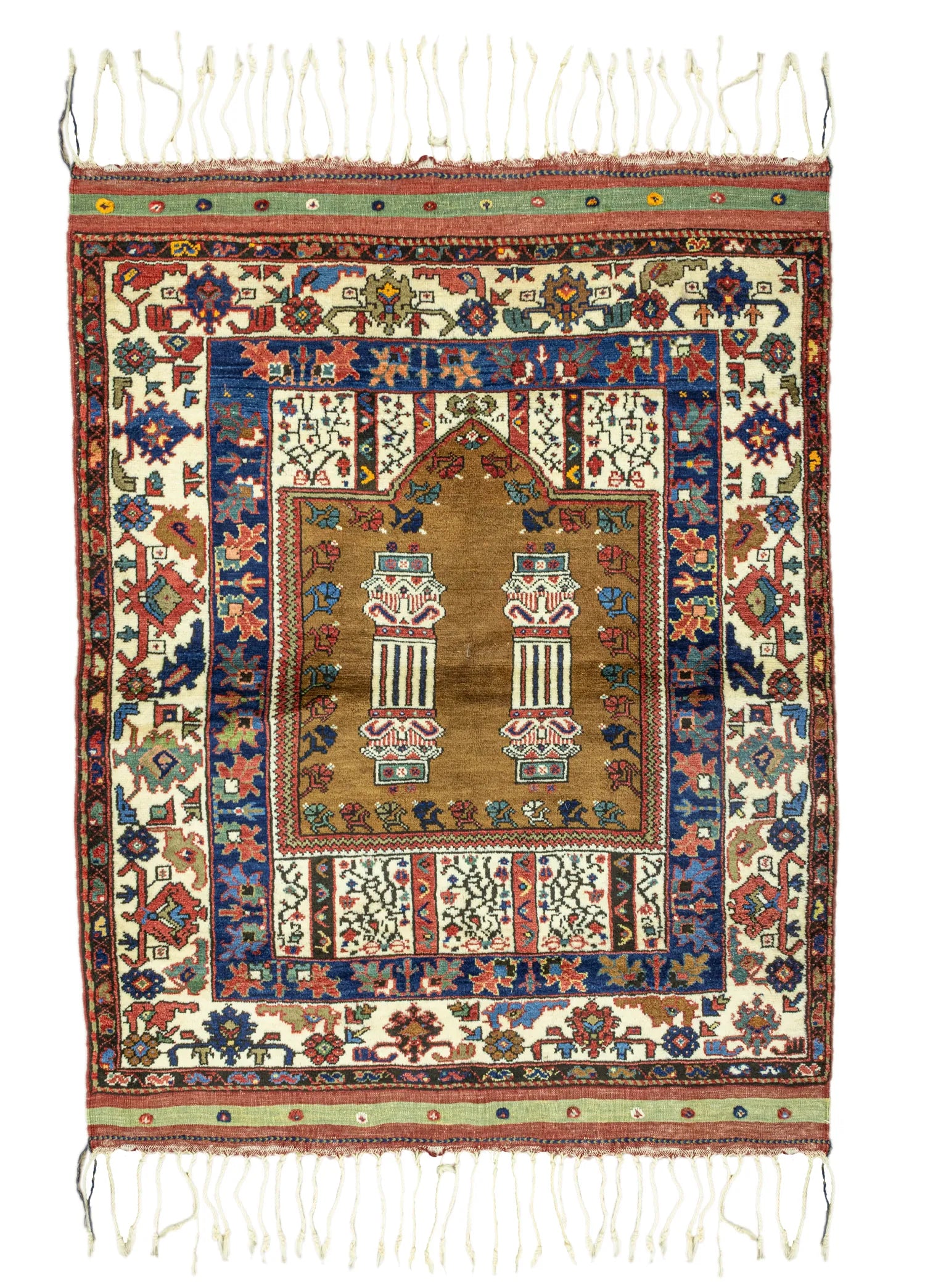 Soho Antiq-Bukan El Dokuma Dazkırı Halısı 128x147 Cm-1-Milagron.com