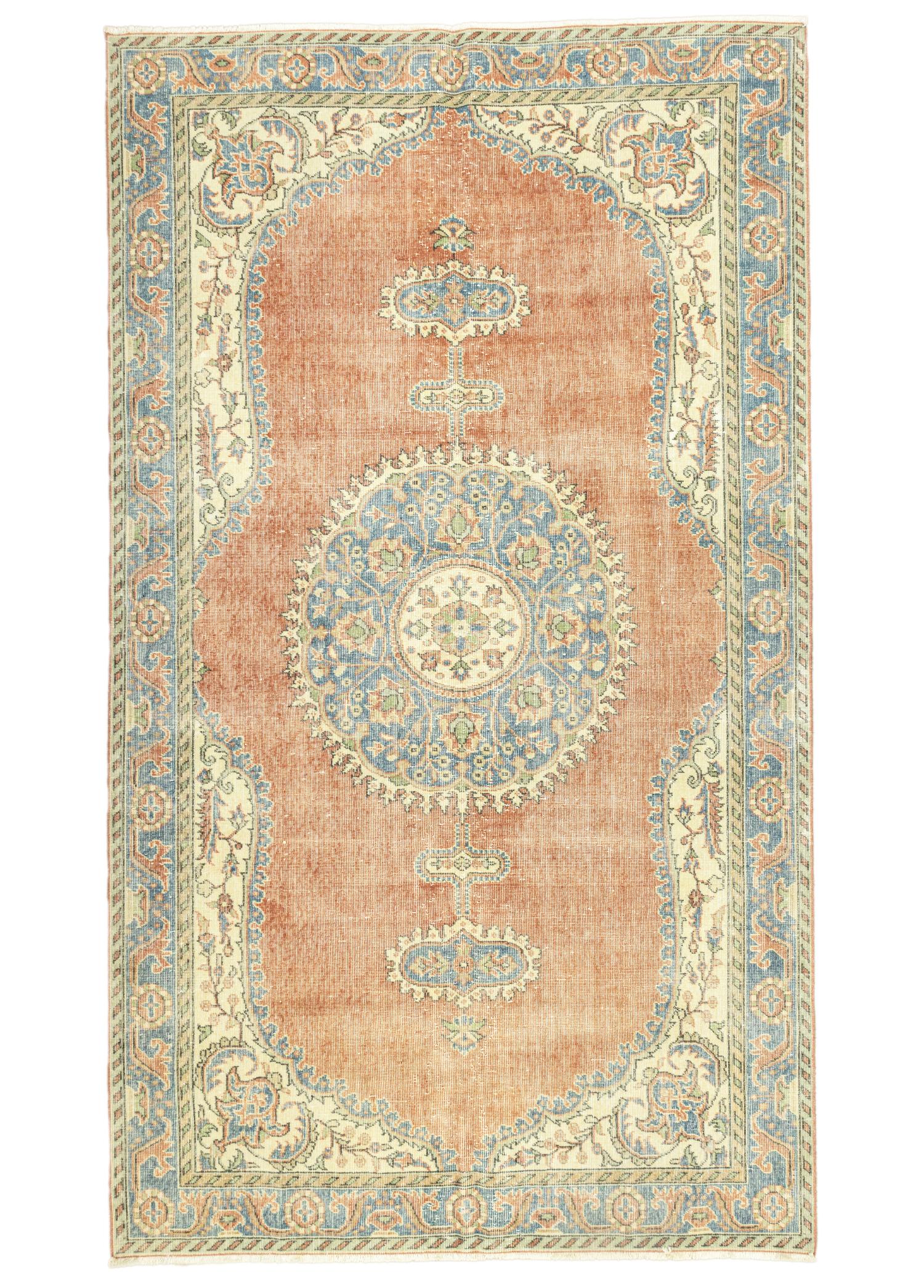 Soho Antiq-Camel Madalyon Desenli Halı 190x310 Cm-Halı-1-Milagron.com