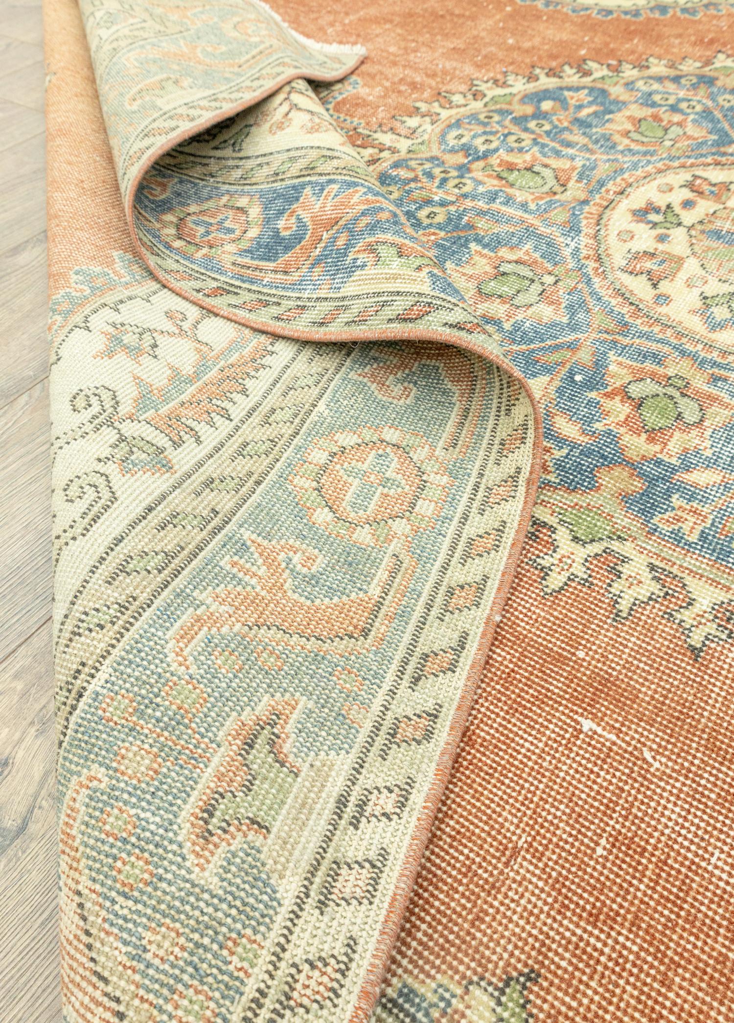 Soho Antiq-Camel Madalyon Desenli Halı 190x310 Cm-Halı-6-Milagron.com