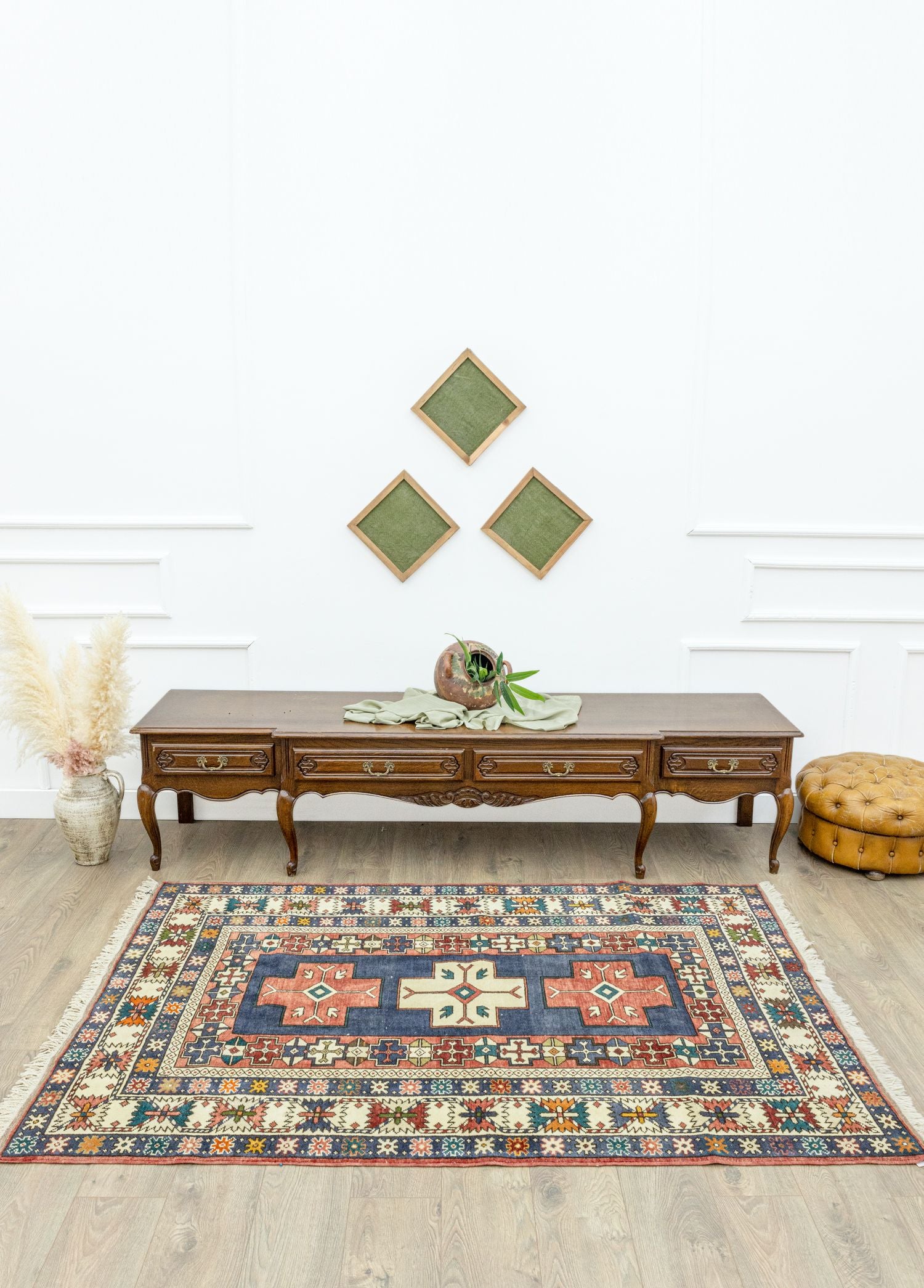 Soho Antiq-Ciroft Geometrik Tasarımlı Yün Halı 146x214 Cm-Halı-2-Milagron.com