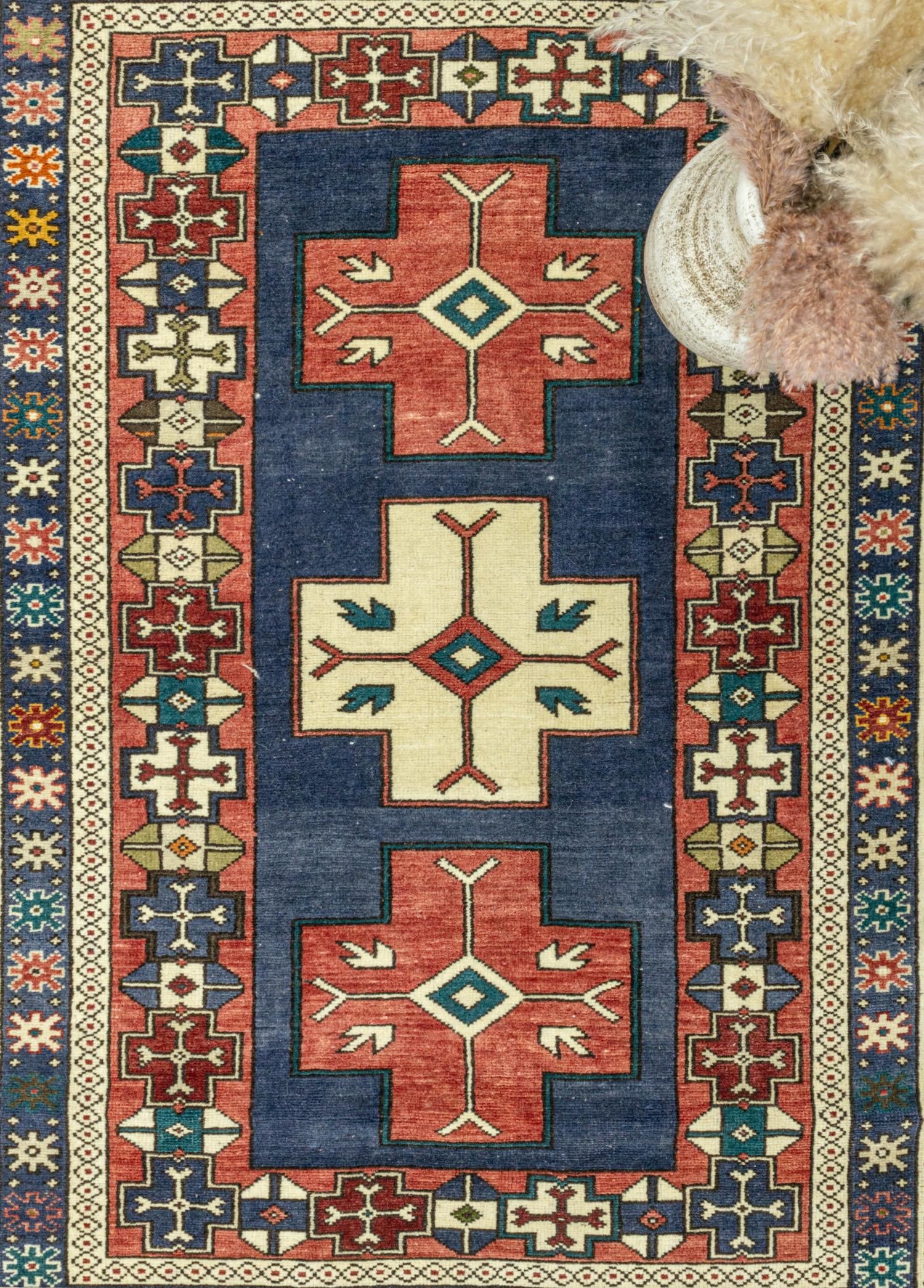 Soho Antiq-Ciroft Geometrik Tasarımlı Yün Halı 146x214 Cm-Halı-3-Milagron.com