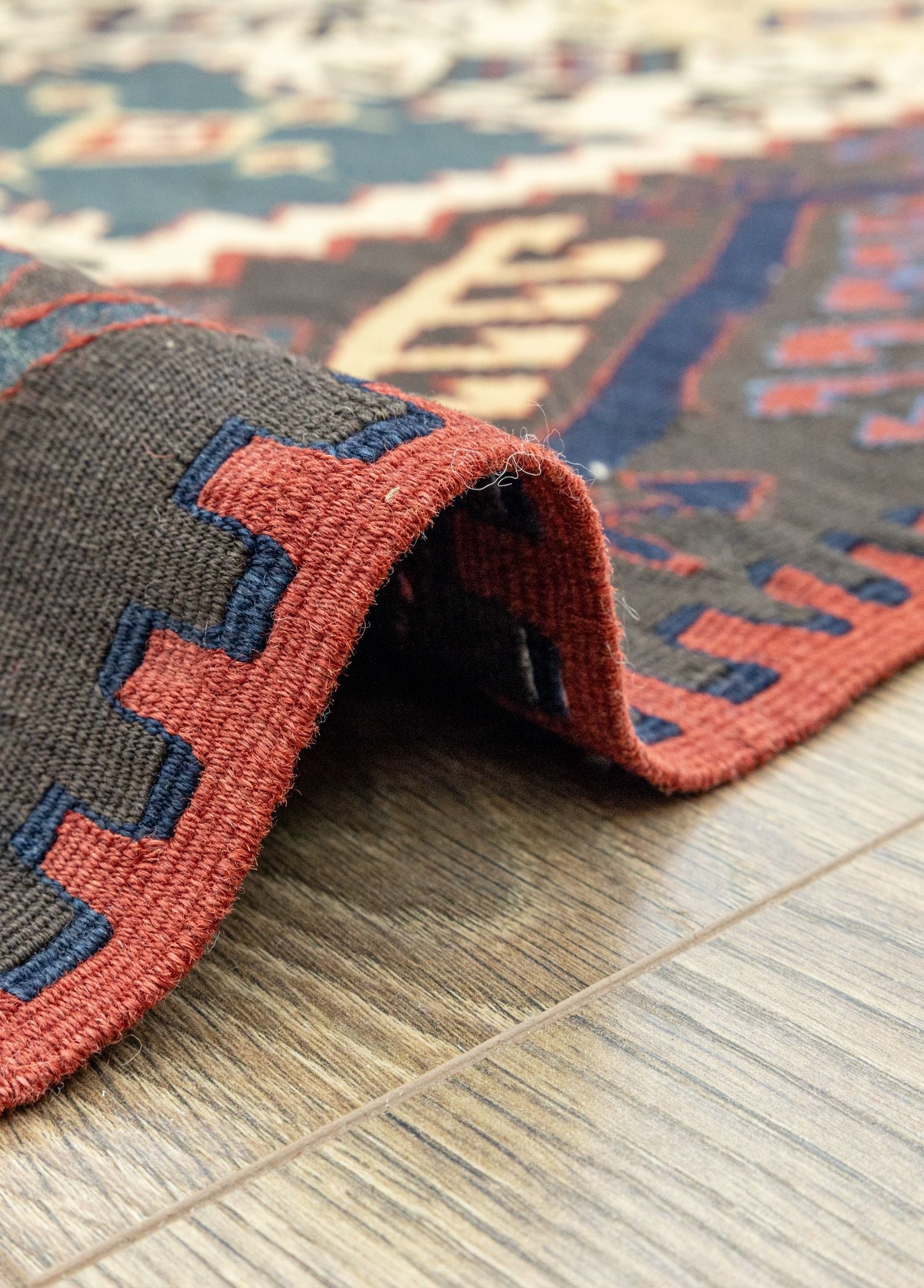 Soho Antiq-Cliff Etnik Tasarımlı Yün Kilim 234x303 Cm-Halı-5-Milagron.com