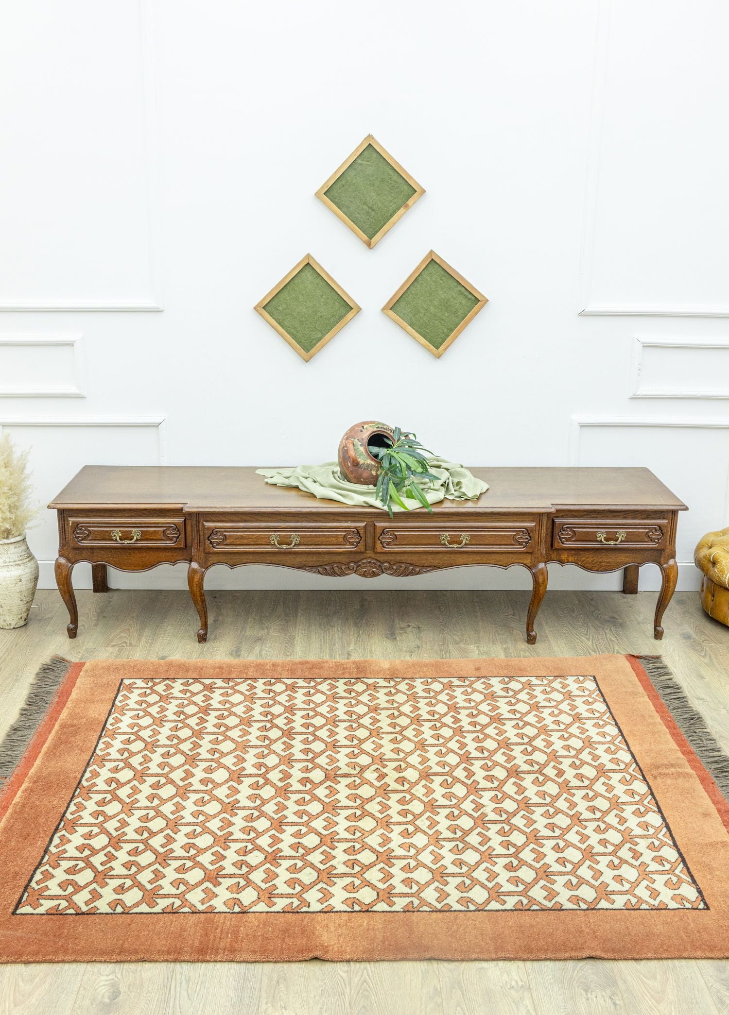 Soho Antiq-Dahlia El Dokuma Yün Halı 150x192 Cm-Halı-2-Milagron.com