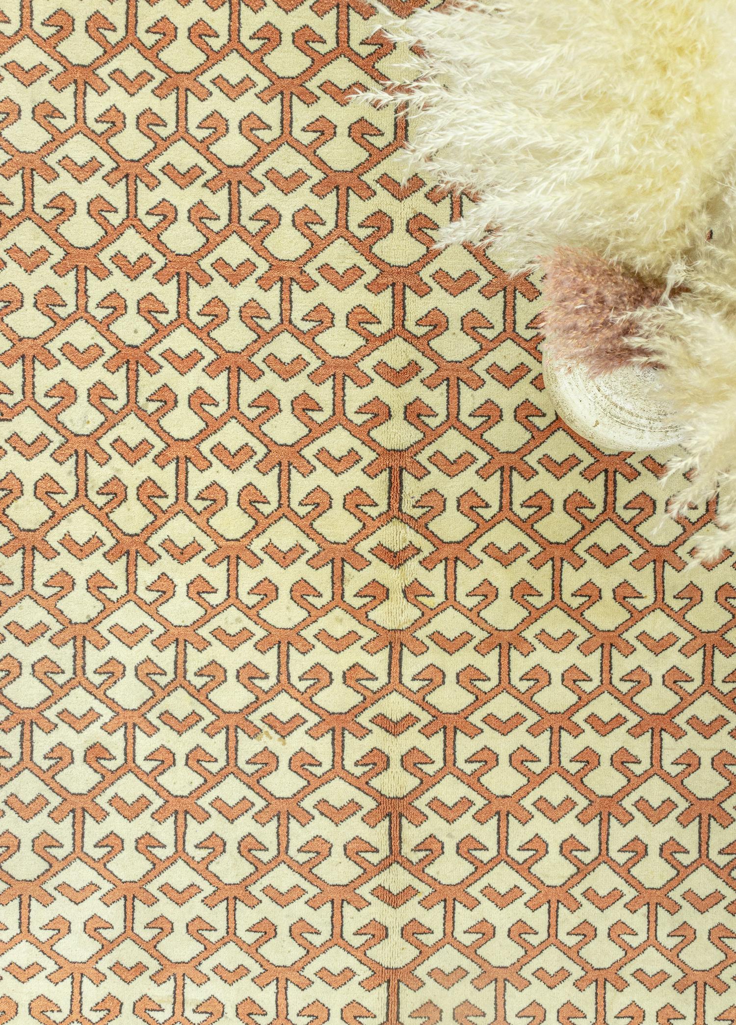 Soho Antiq-Dahlia El Dokuma Yün Halı 150x192 Cm-Halı-3-Milagron.com