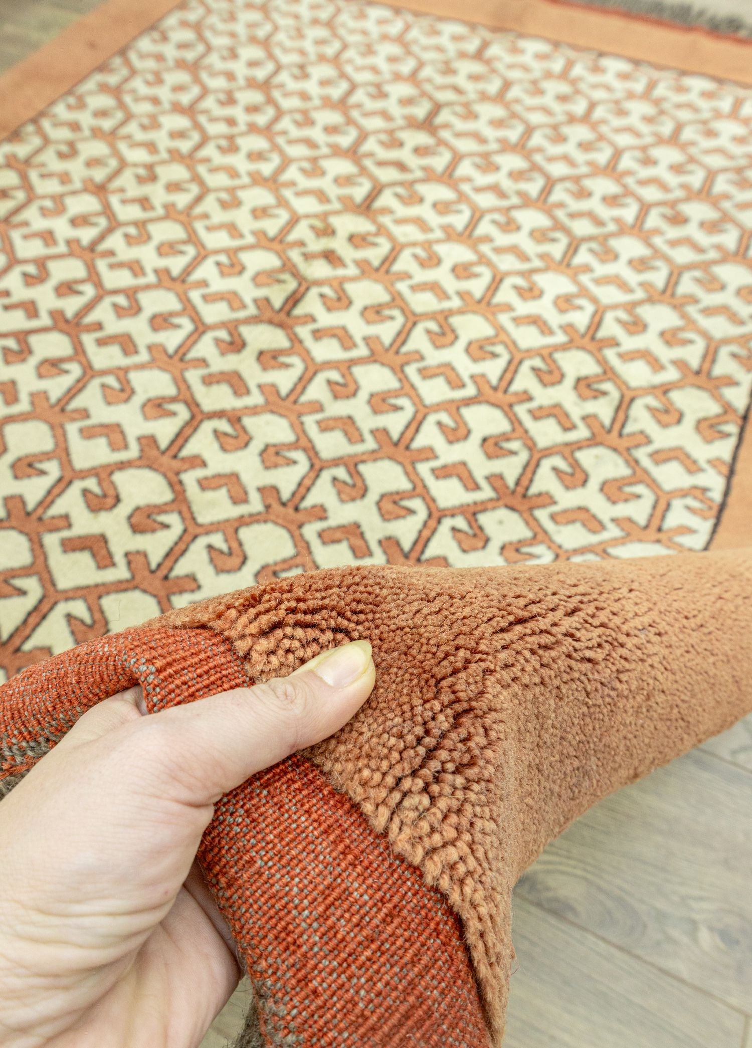 Soho Antiq-Dahlia El Dokuma Yün Halı 150x192 Cm-Halı-4-Milagron.com