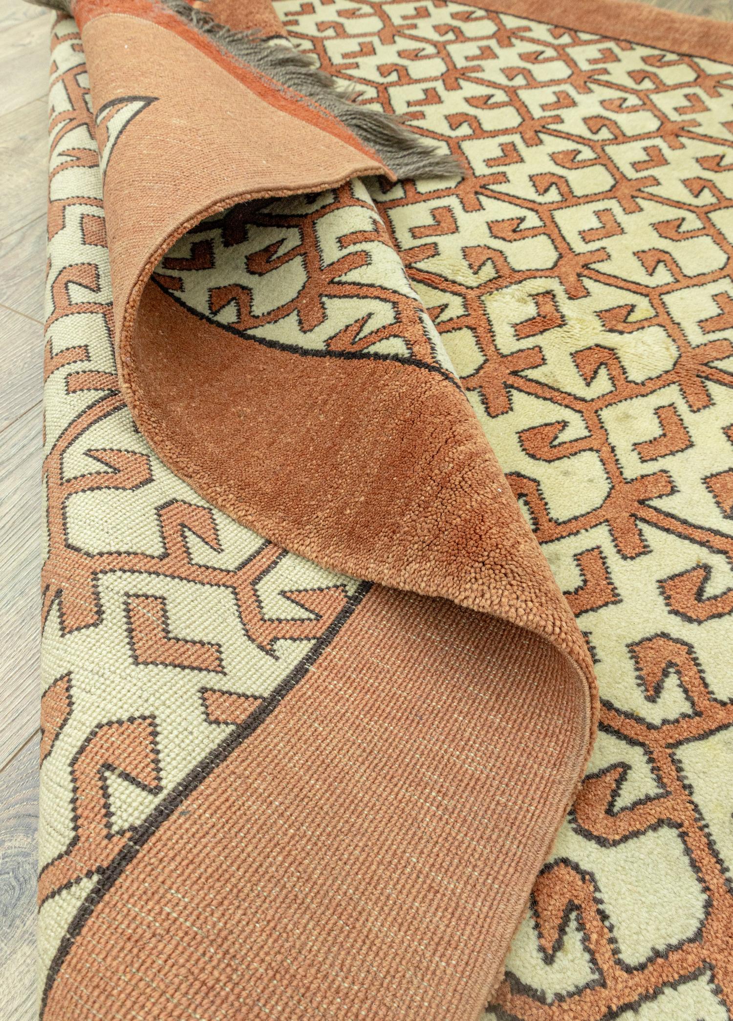 Soho Antiq-Dahlia El Dokuma Yün Halı 150x192 Cm-Halı-6-Milagron.com