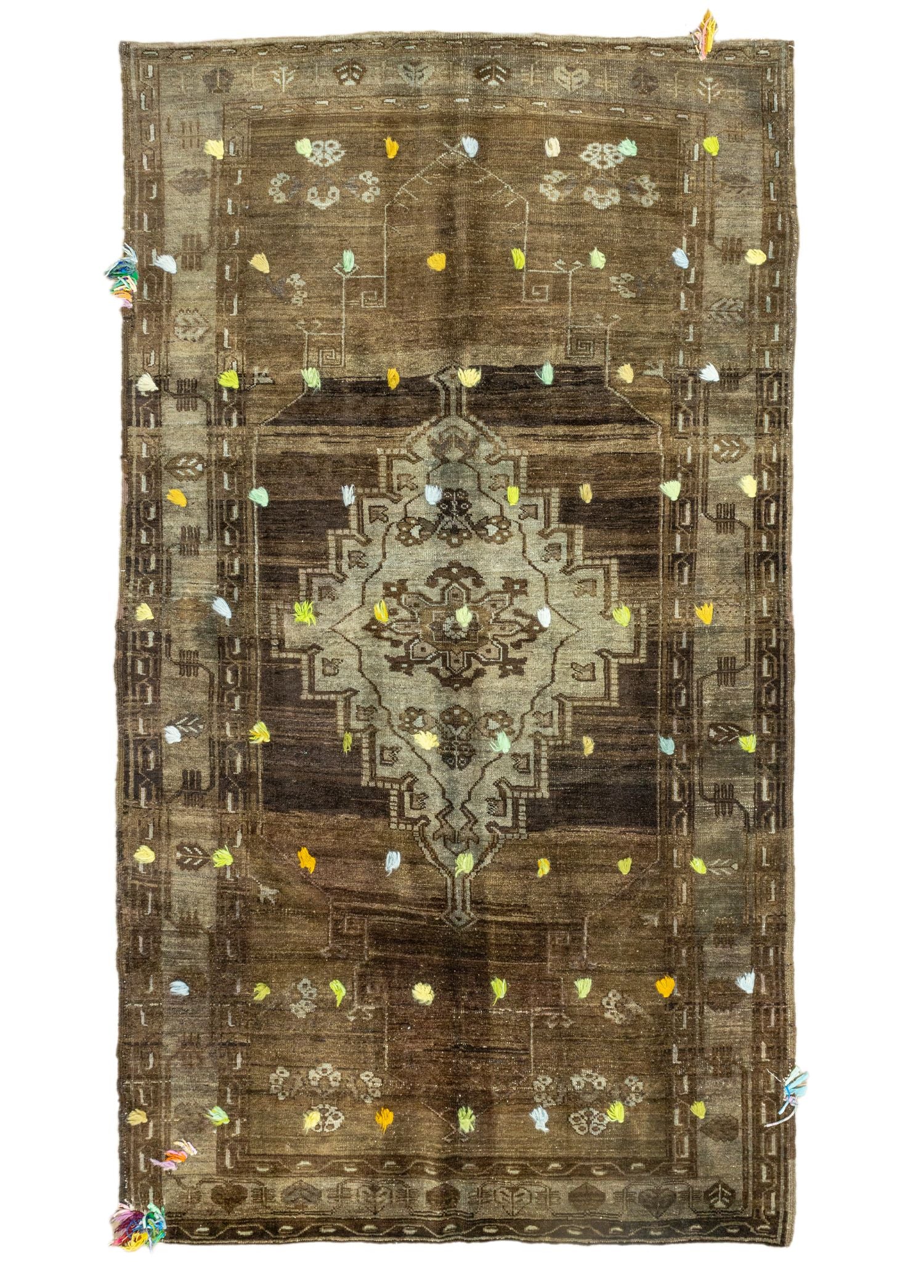 Soho Antiq-Delar Pon Pon Tasarımlı Kars Halısı 172x301 Cm-Halı-1-Milagron.com