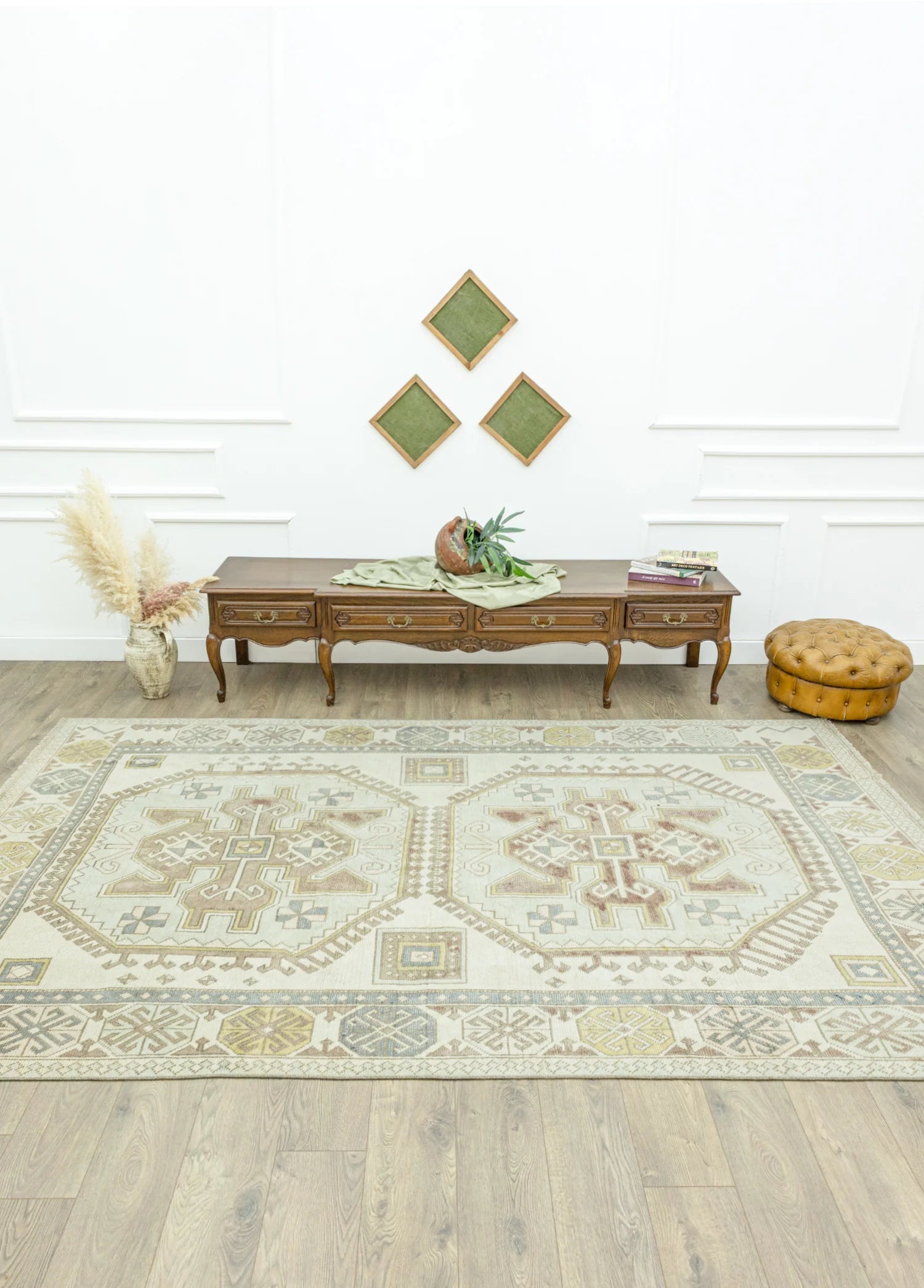 Soho Antiq-Deyra Rustik Tasarımlı Yün Halı 200x327 Cm-2-Milagron.com