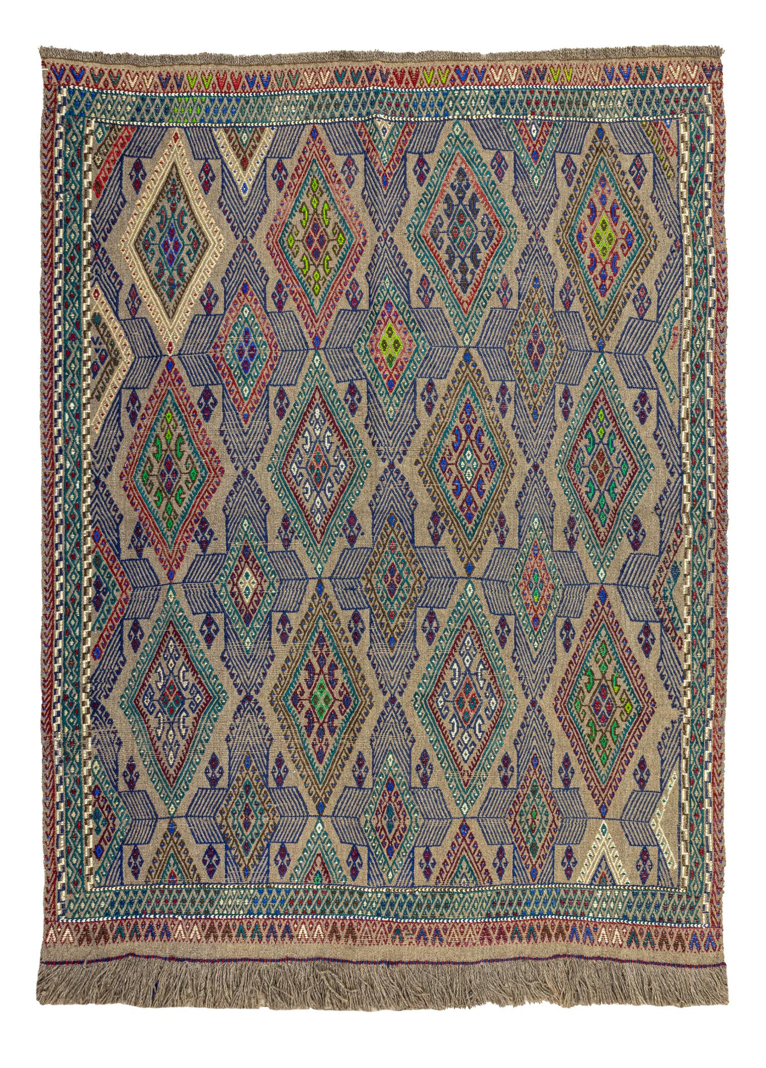 Soho Antiq-Diaz Dekoratif El Dokuma Kilim 127x159 Cm-1-Milagron.com