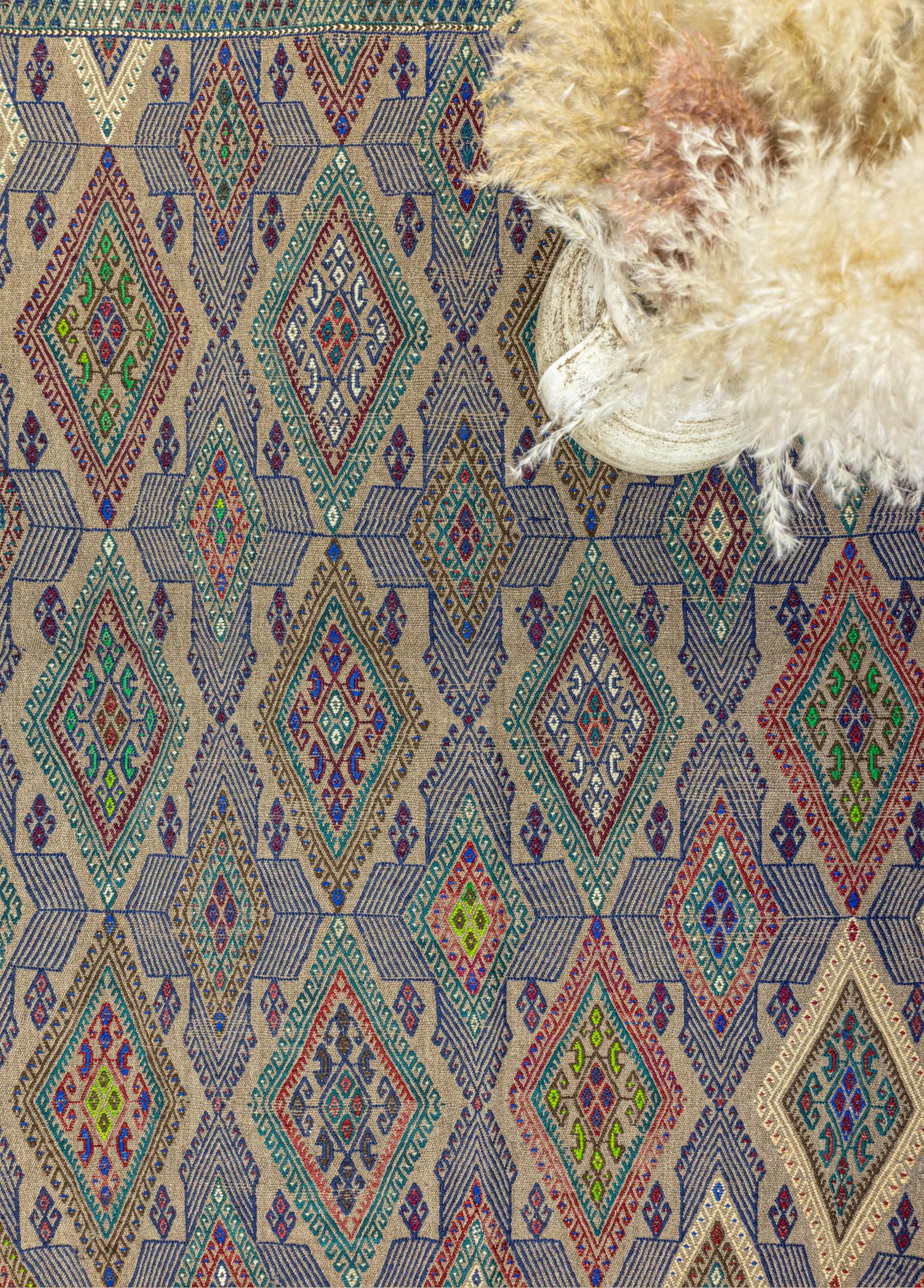 Soho Antiq-Diaz Dekoratif El Dokuma Kilim 127x159 Cm-3-Milagron.com