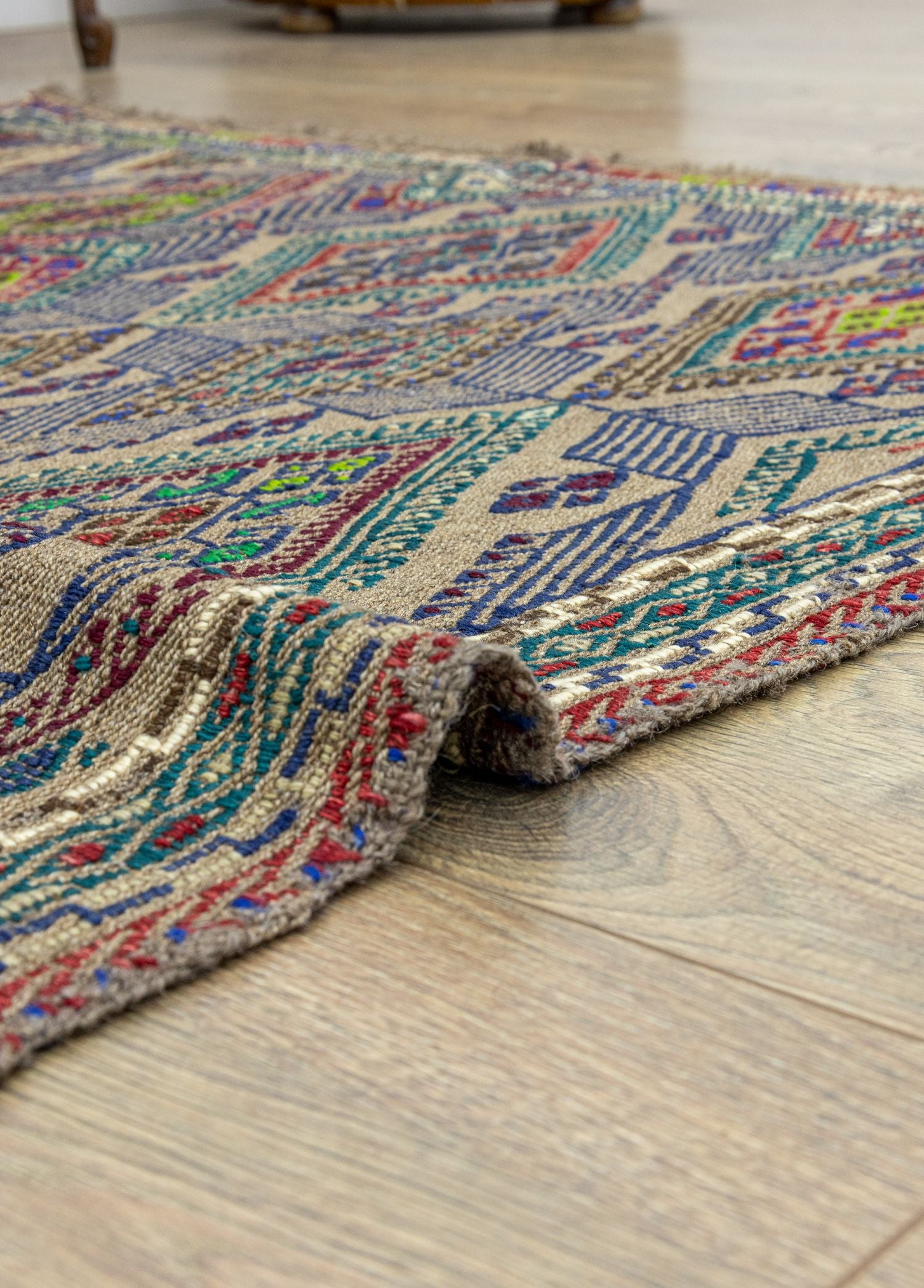 Soho Antiq-Diaz Dekoratif El Dokuma Kilim 127x159 Cm-5-Milagron.com