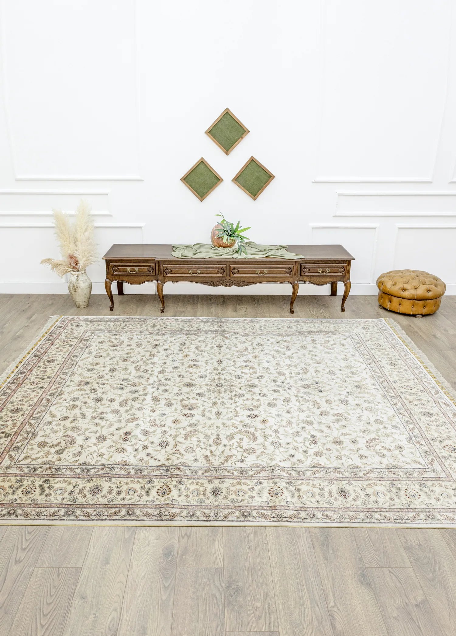 Soho Antiq-Dilemer El Dokuma İpek Halı 248x296 Cm-2-Milagron.com