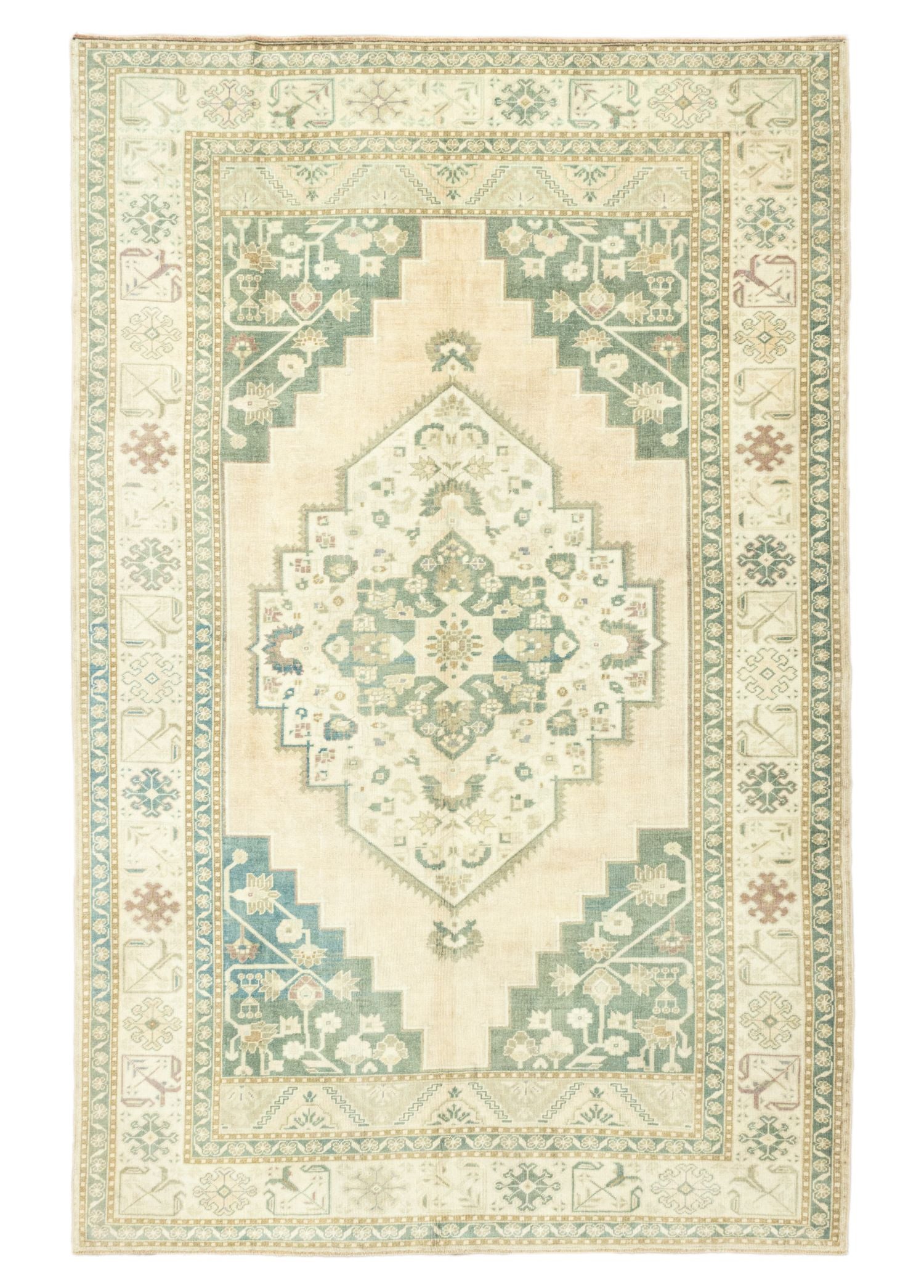 Soho Antiq-Dora El Dokuma Taşpınar Halısı 205x321 Cm-Halı-1-Milagron.com