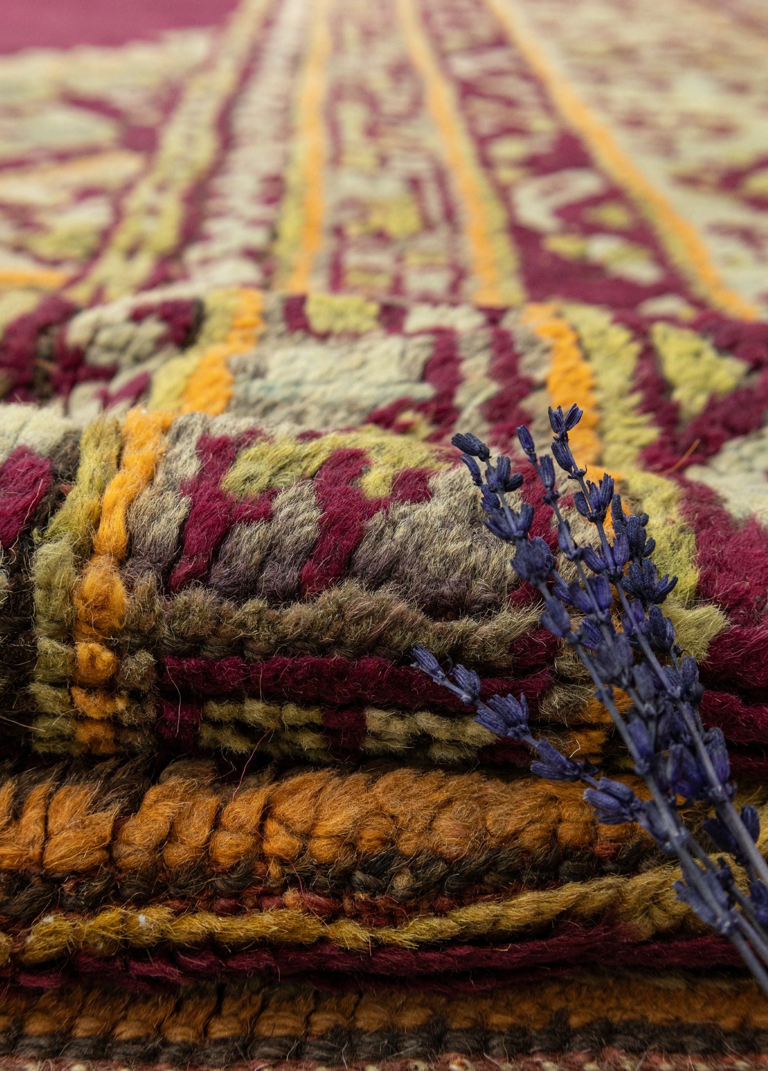 Soho Antiq-Eftal El Dokuma Antika Saray Halısı 447x544 Cm-Halı-4-Milagron.com