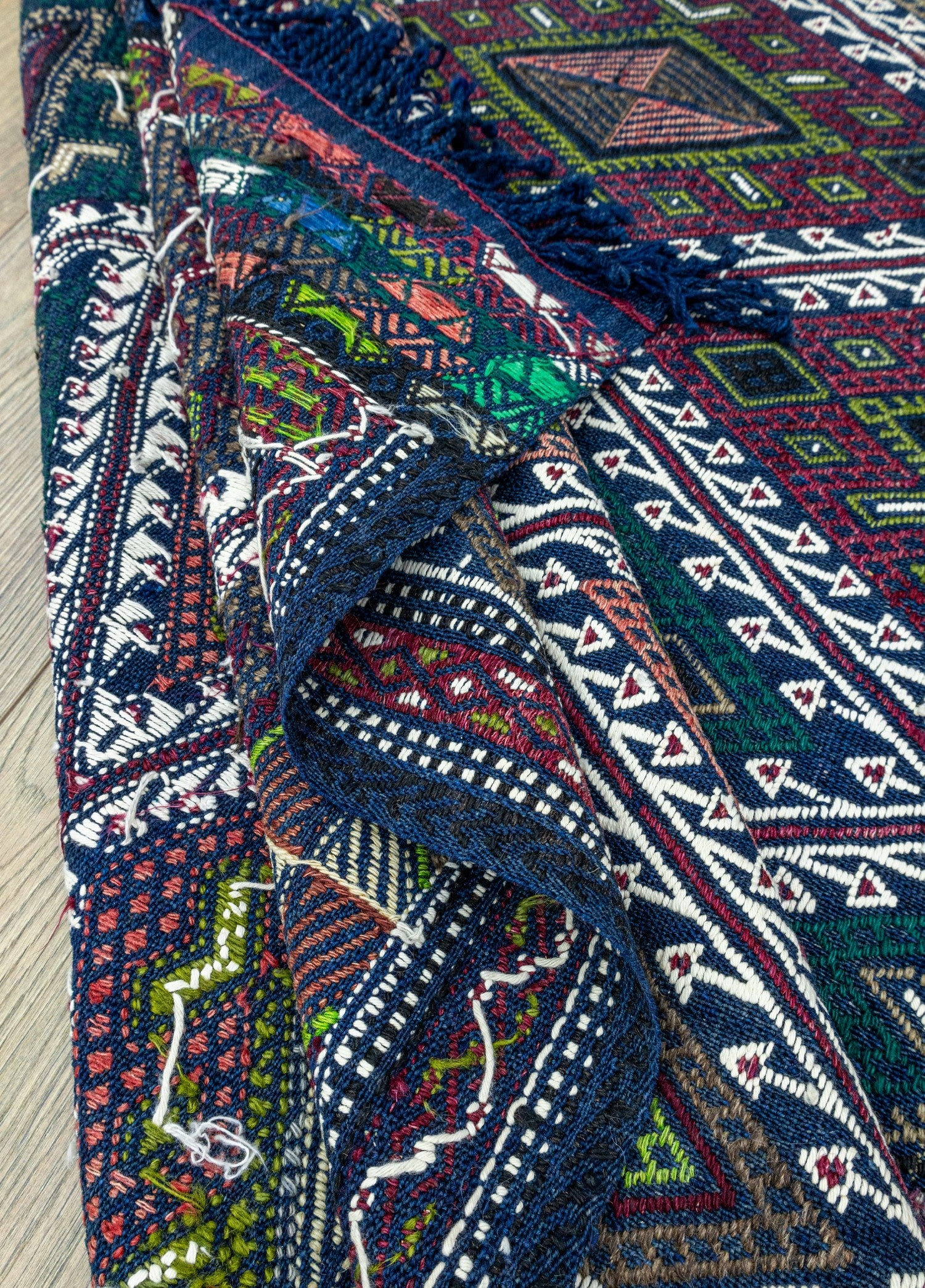 Soho Antiq-Elburz Geometrik Desenli El Dokuma Kilim 128x163 Cm-Halı-6-Milagron.com