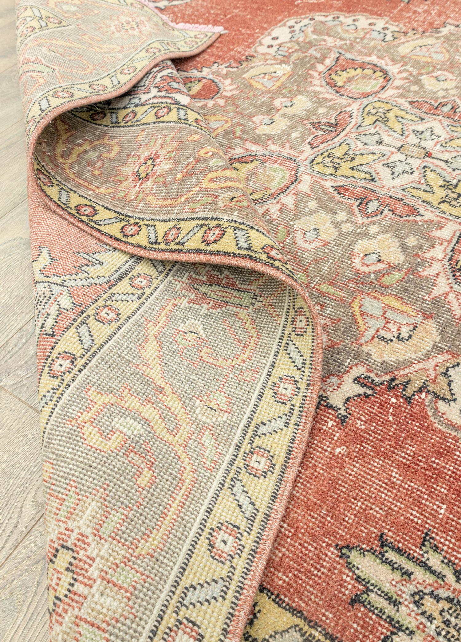 Soho Antiq-Enis Rustik Tasarımlı El Dokuma Halı 181x289 Cm-Halı-6-Milagron.com