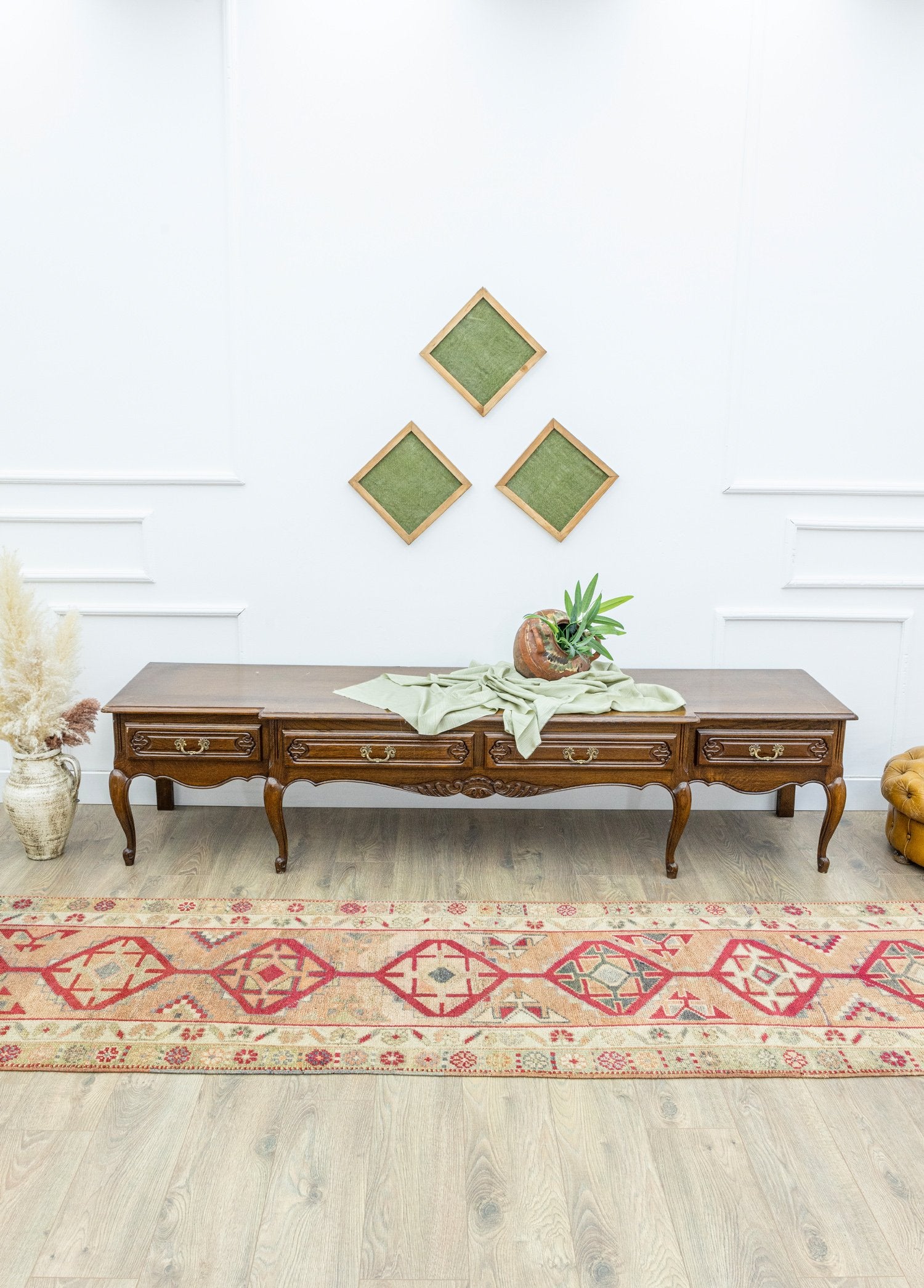 Soho Antiq-Esmat El Dokuma Yün Herki Yolluk 84x366 Cm-Halı-2-Milagron.com