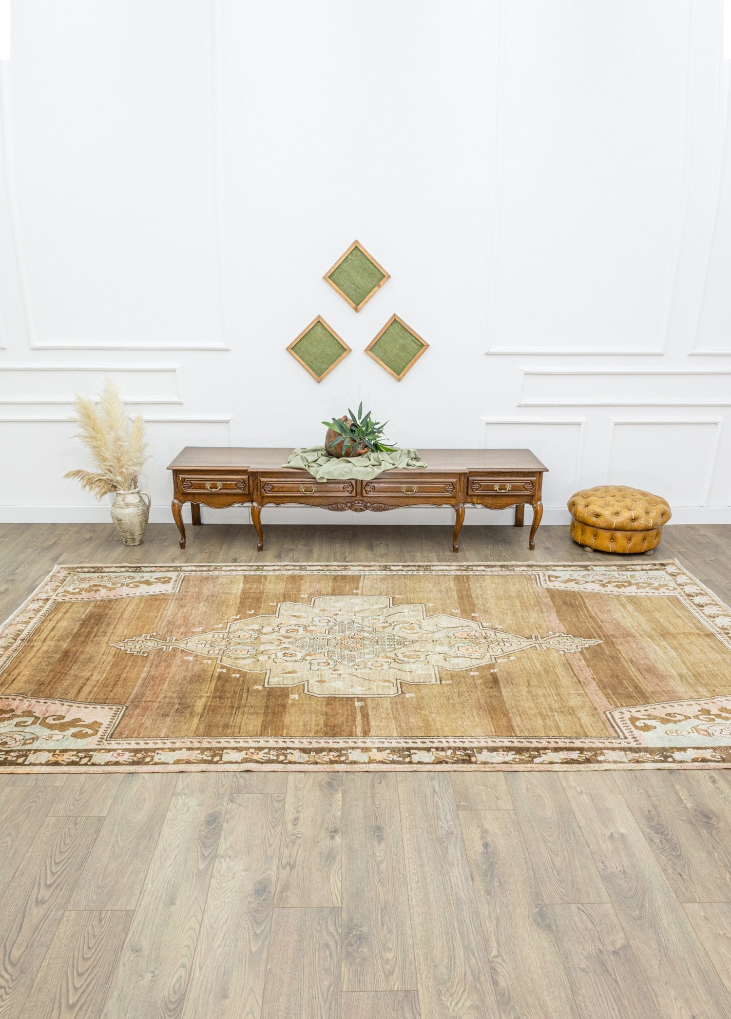 Soho Antiq-Eynehan Abrajlı El Dokuma Halı 200x367 Cm-Halı-2-Milagron.com