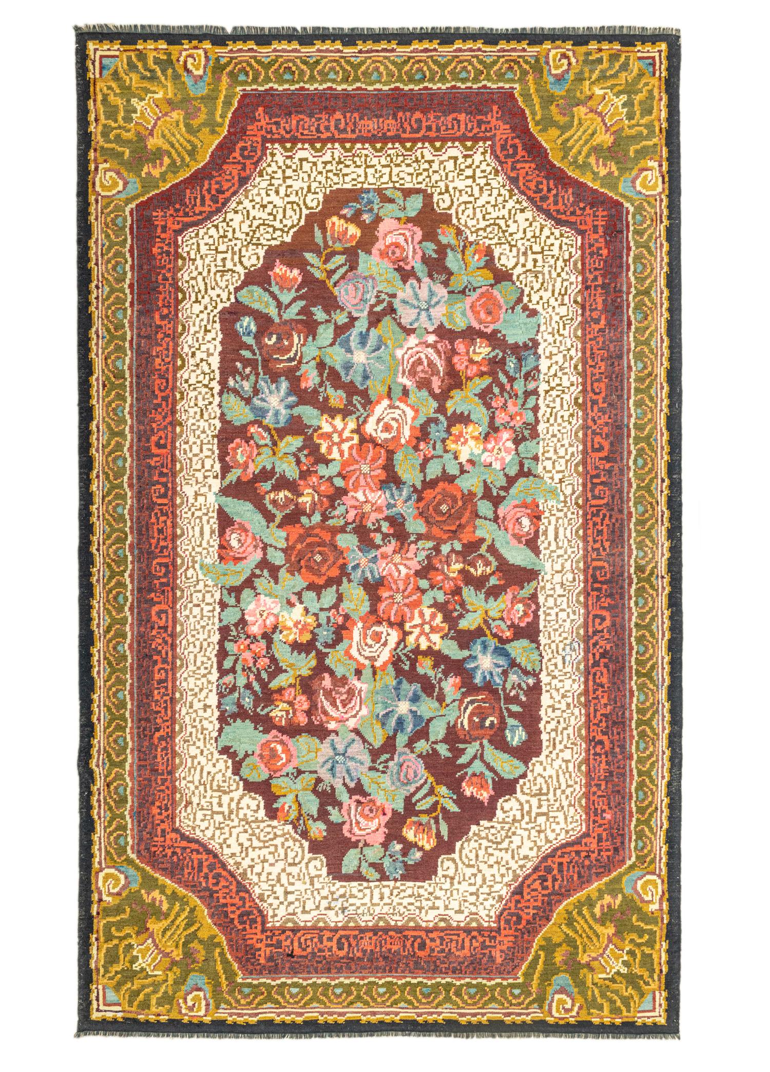 Soho Antiq-Eyvind Renkli El Dokuma Karabağ Kilim 194x296 Cm-Halı-1-Milagron.com