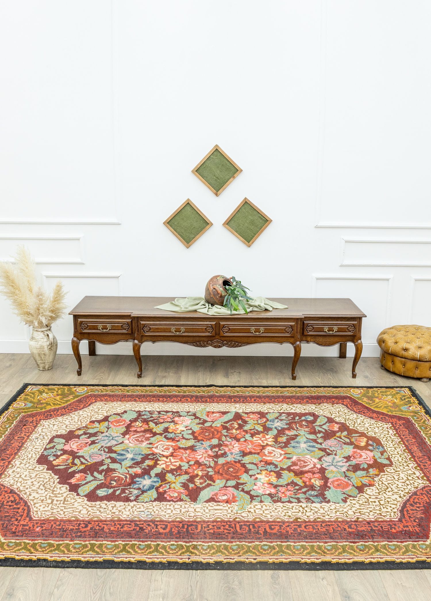 Soho Antiq-Eyvind Renkli El Dokuma Karabağ Kilim 194x296 Cm-Halı-2-Milagron.com