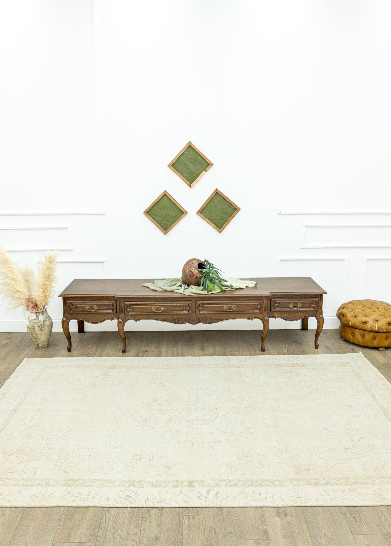 Soho Antiq-Ferzan Natural El Dokuma Halı 170x288 Cm-Halı-2-Milagron.com