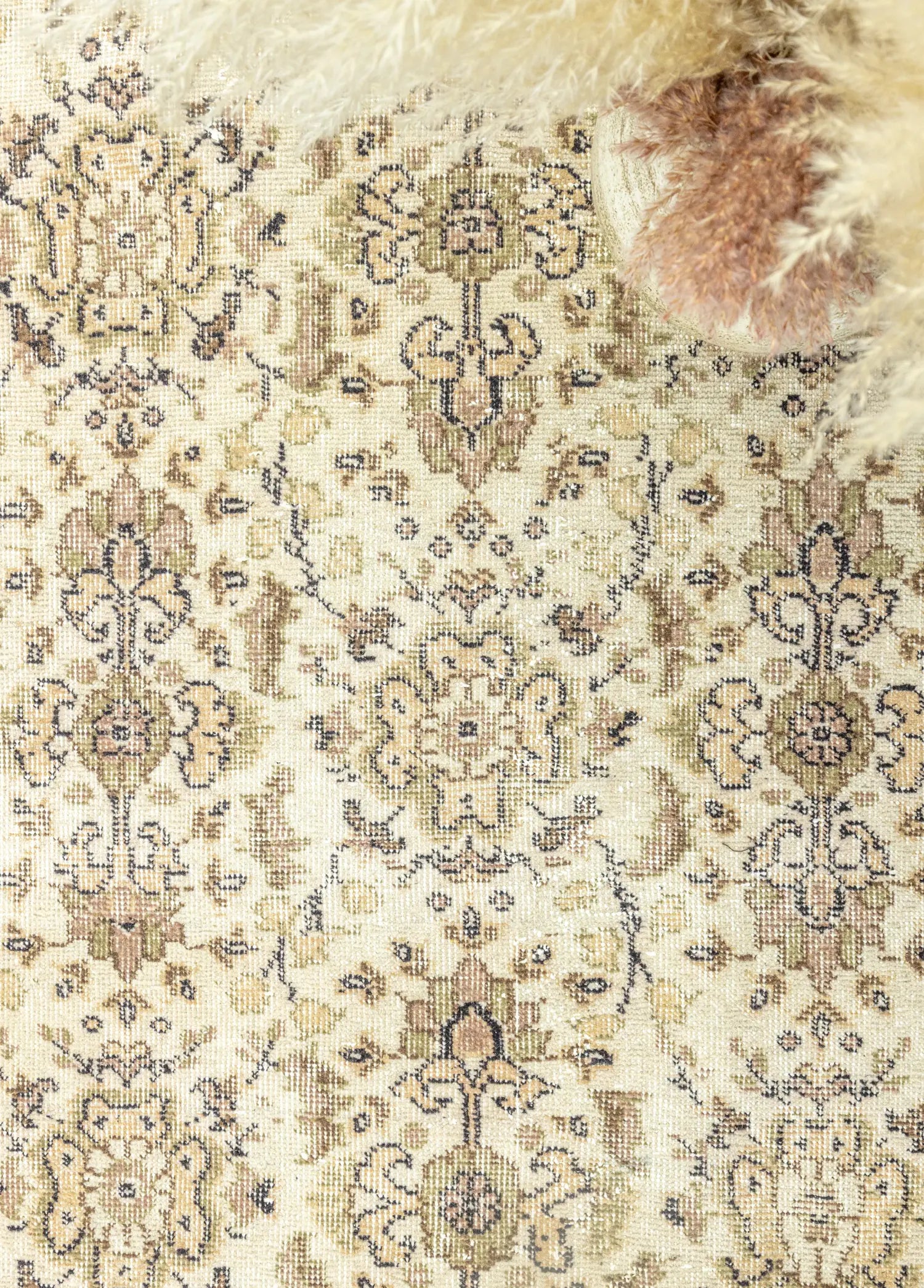 Soho Antiq-Fida Natural El Dokuma Vintage Halı 113x202 Cm-3-Milagron.com